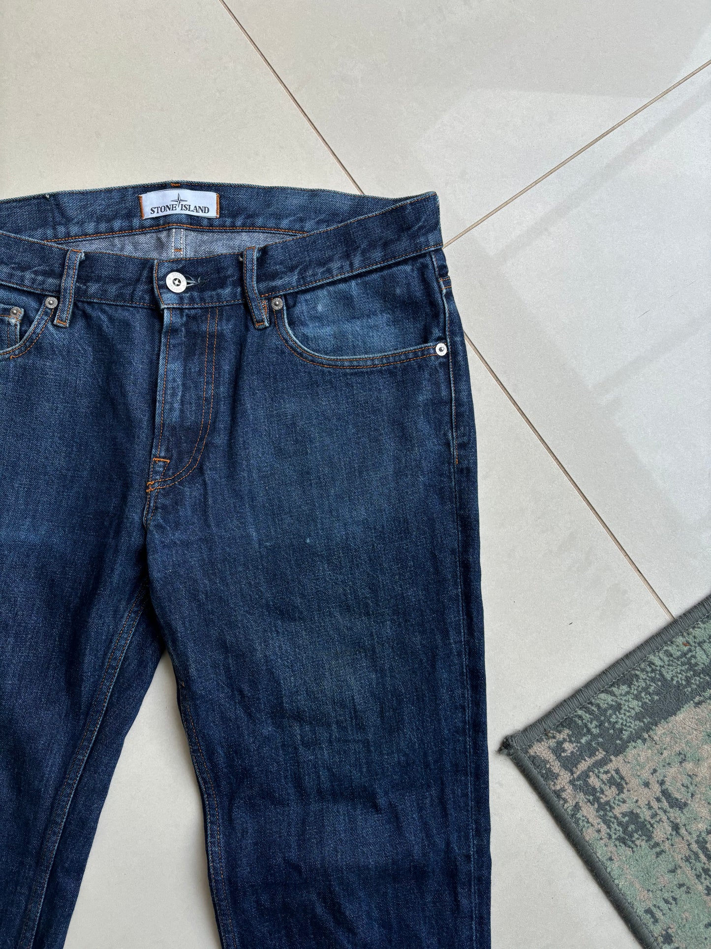 Stone Island Slim Navy Blue Jeans 32/32