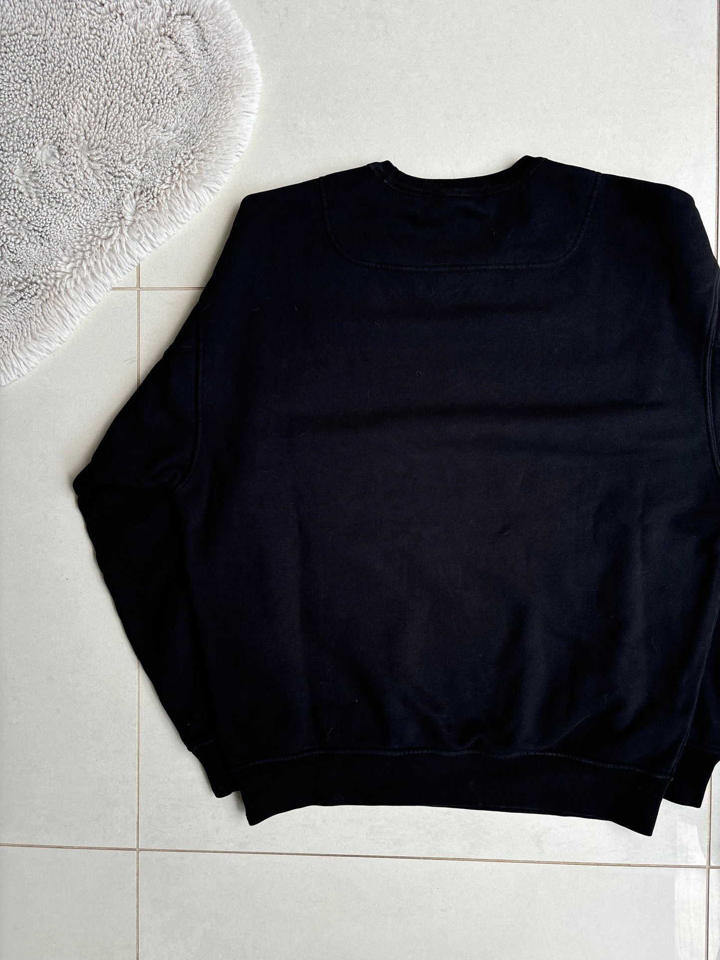 Stone Island Centre Embroidered Sweatshirt Black S