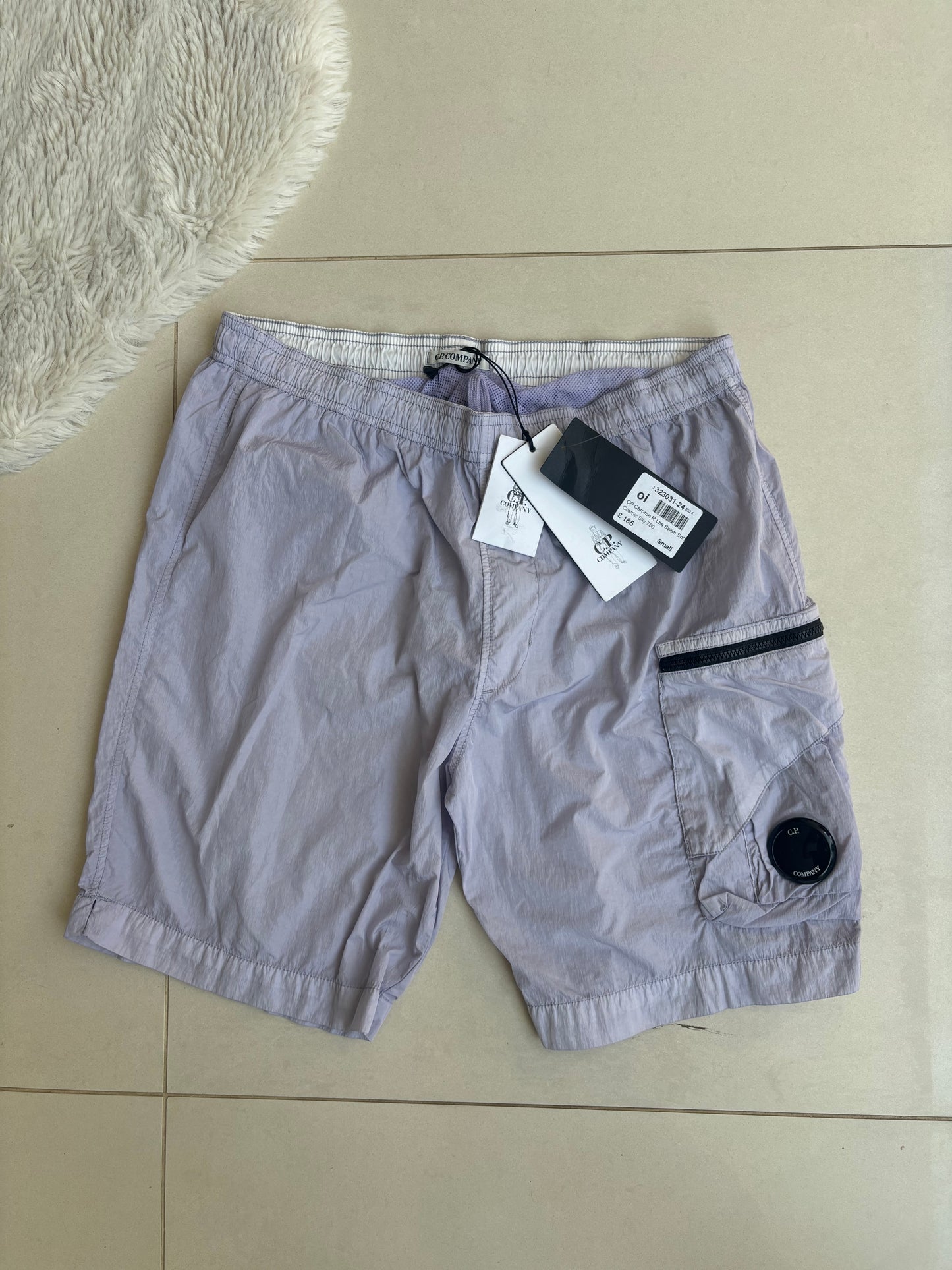 C.P Company Lens Swim Shorts Lavender Violet 46