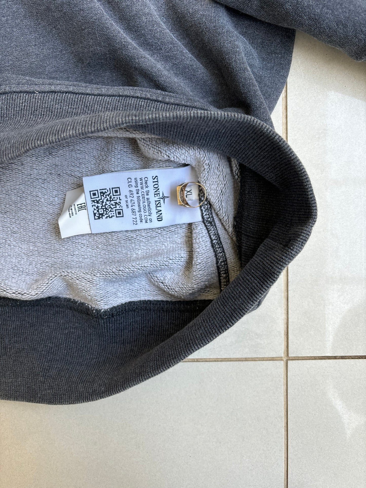 Stone Island Dark Grey Sweatshirt XL