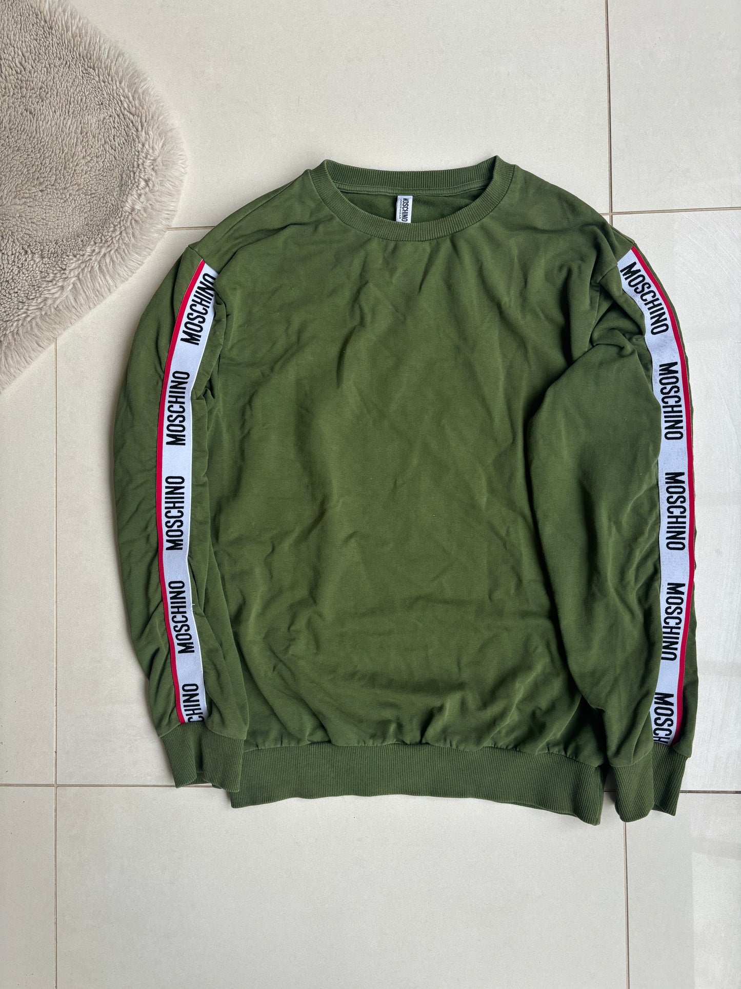 Moschino Tape Tracksuit Khaki Green S