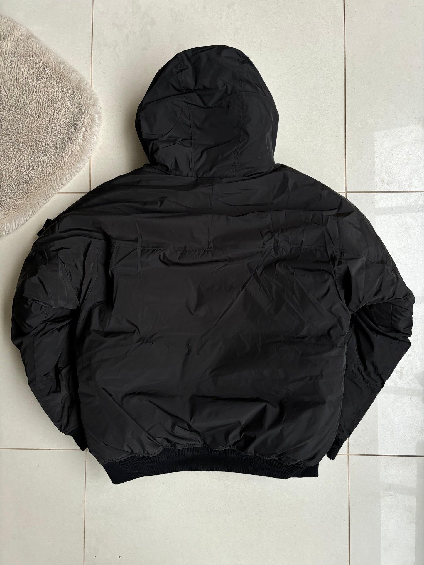 Stone Island 2020 Down Filled Micro Reps Jacket Black M