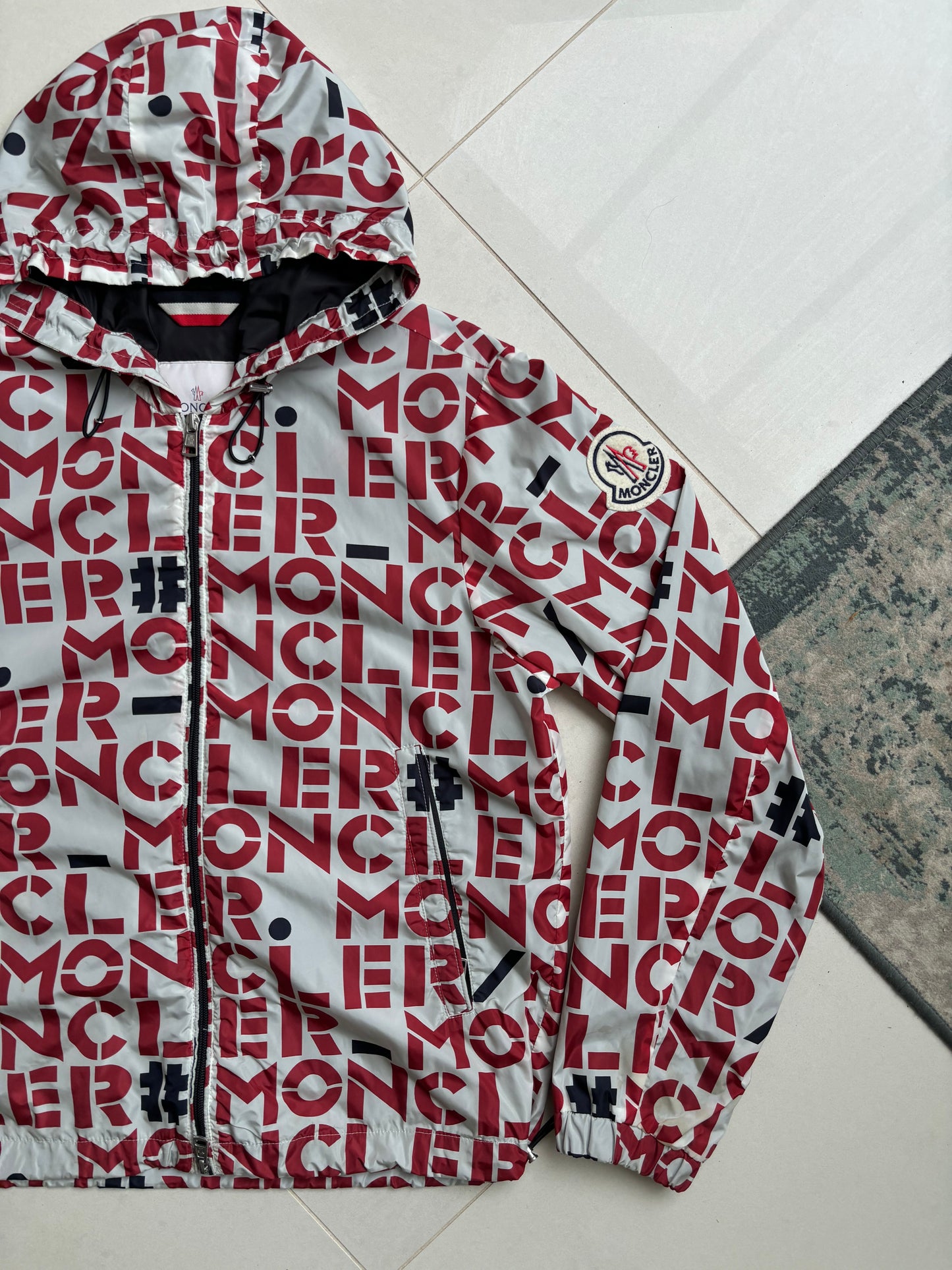 Moncler All Over Print Windbreaker M