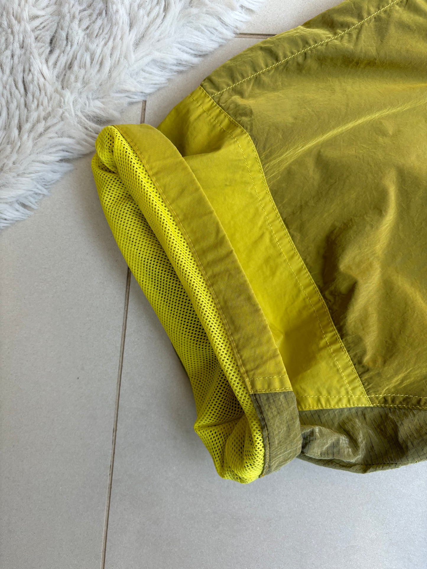 Stone Island Nylon Yellow Shorts L (Custom Tailored)