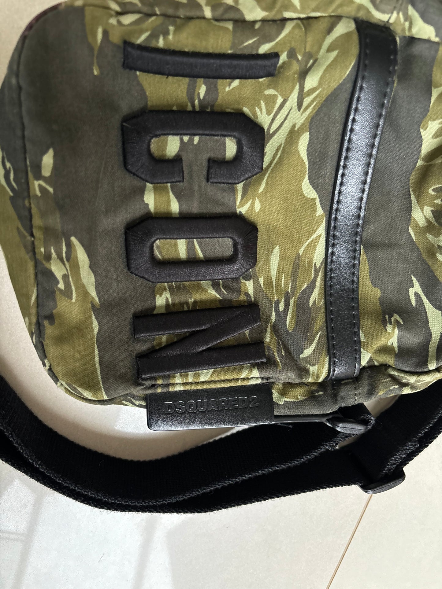 Dsquared2 Icon Camo Side Bag/Man Bag