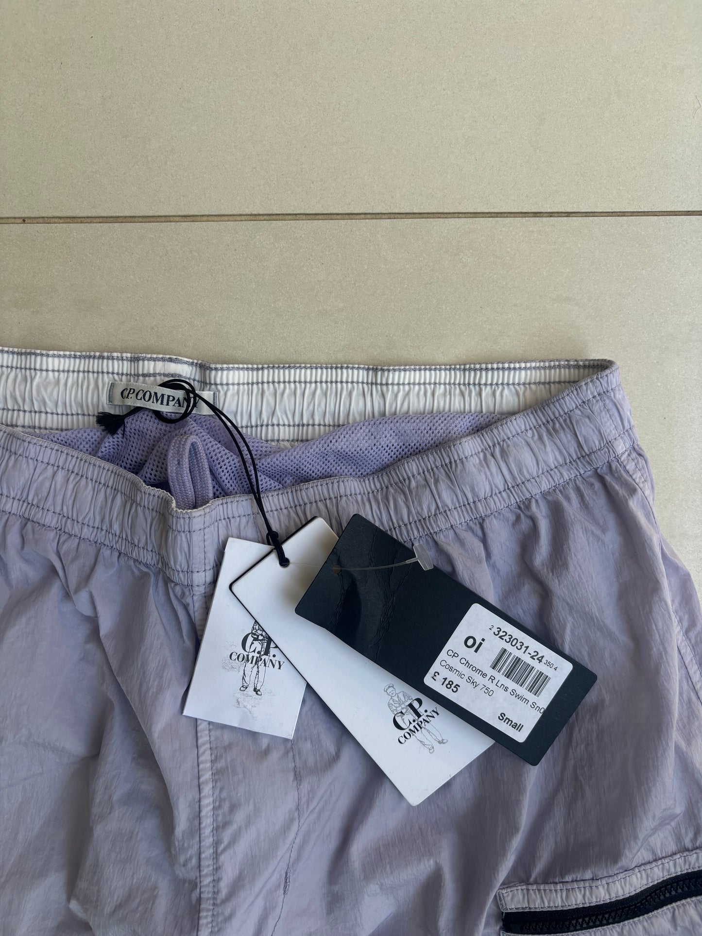 C.P Company Lens Swim Shorts Lavender Violet 46