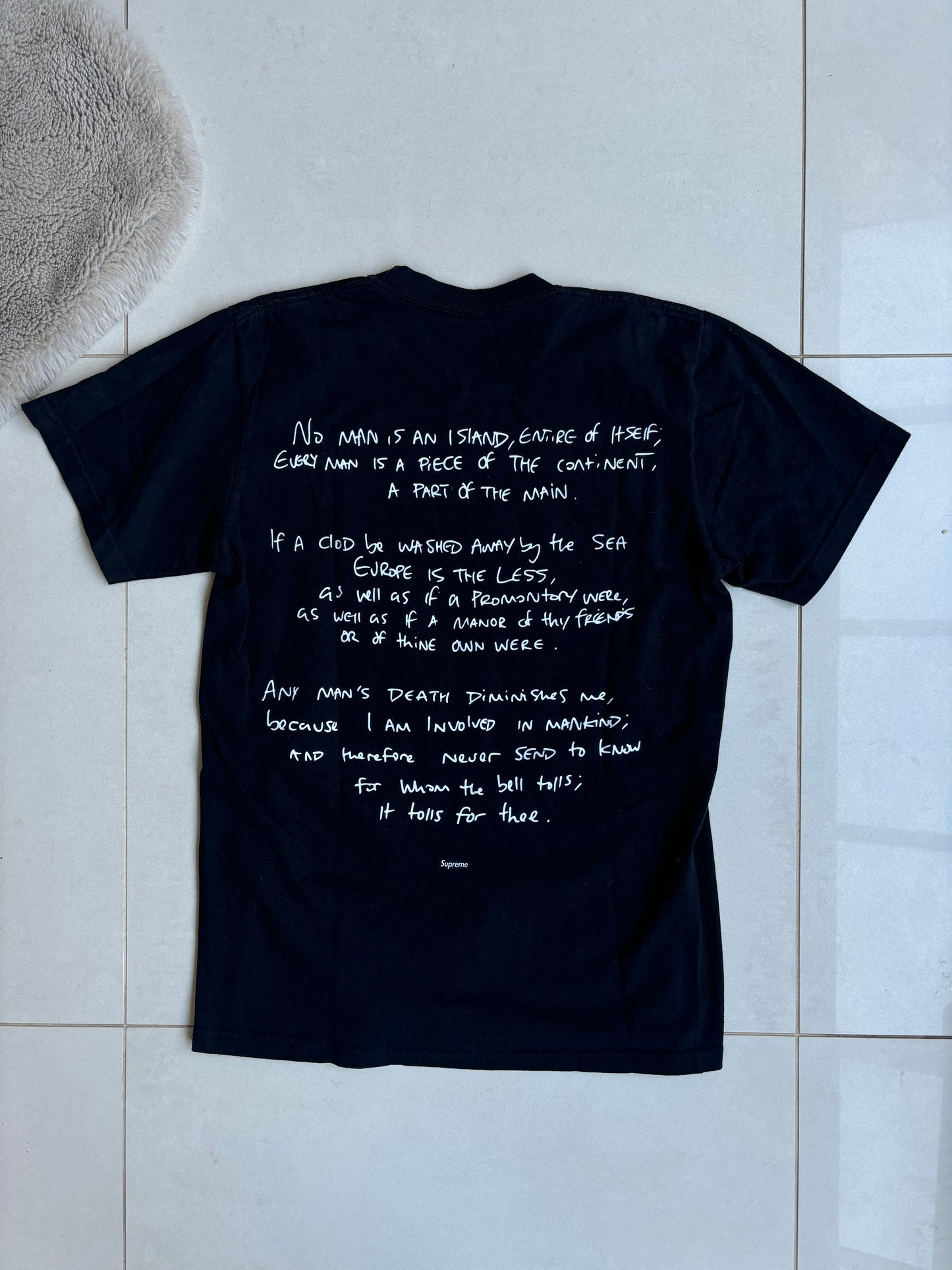 Corteiz x Supreme Rules The World T Shirt Black S