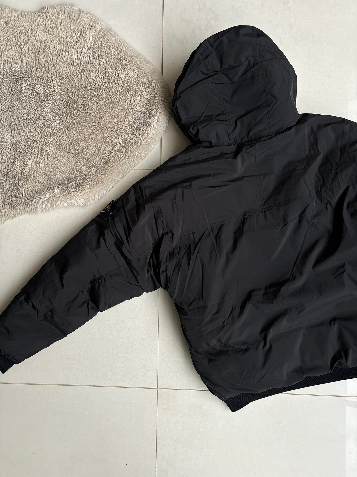 Stone Island 2020 Down Filled Micro Reps Jacket Black M