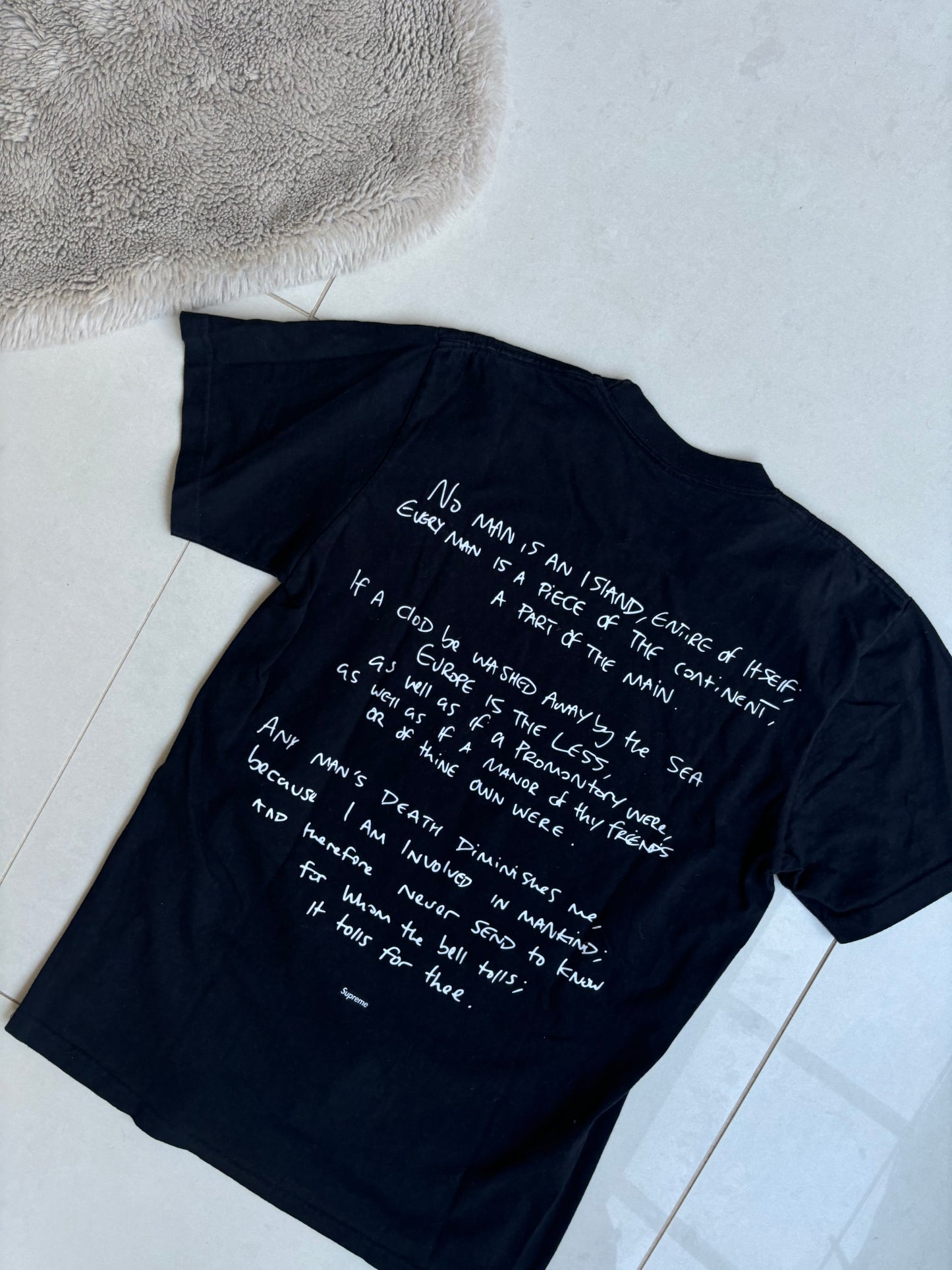 Corteiz x Supreme Rules The World T Shirt Black S