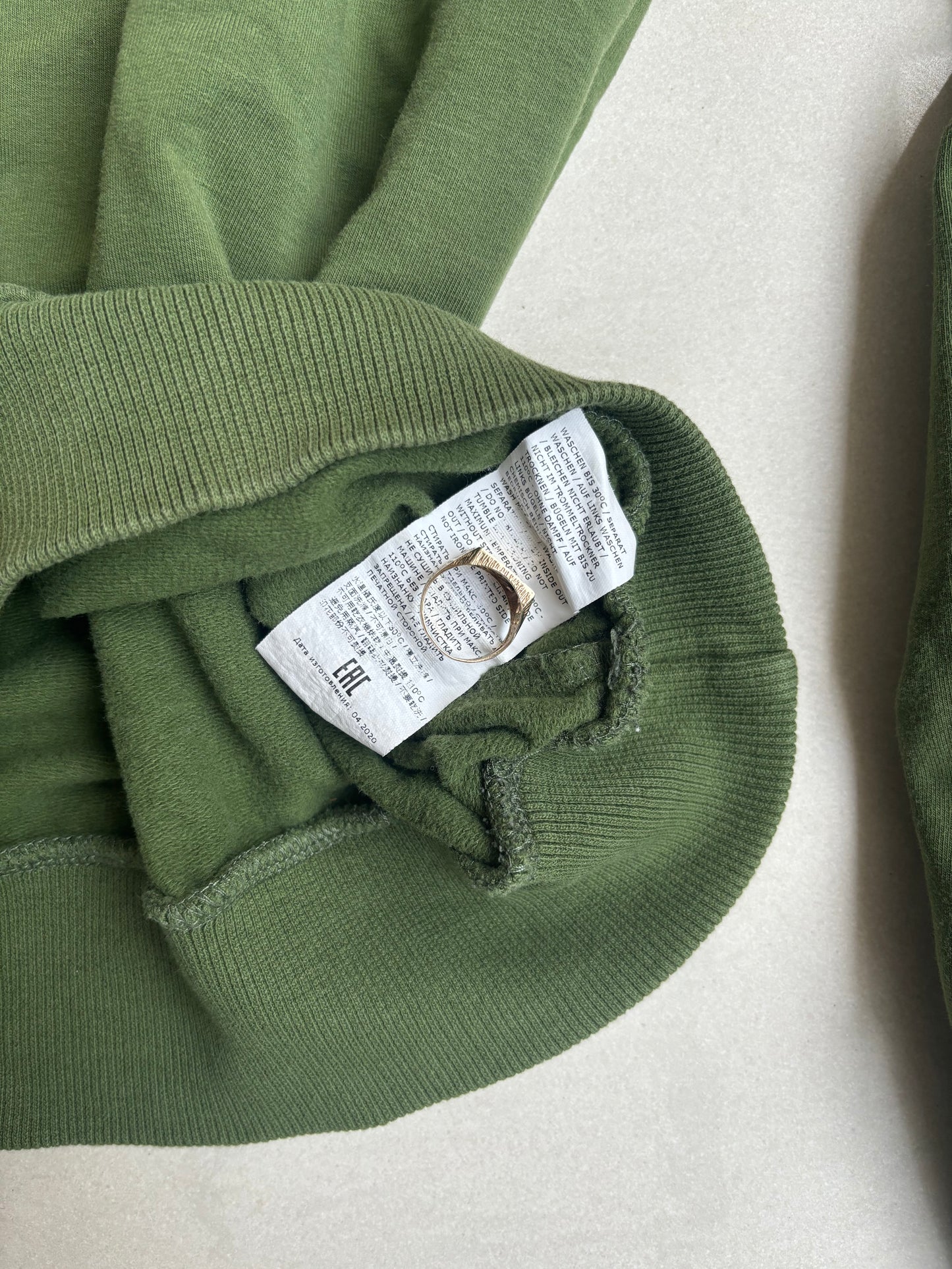 Moschino Tape Tracksuit Khaki Green S