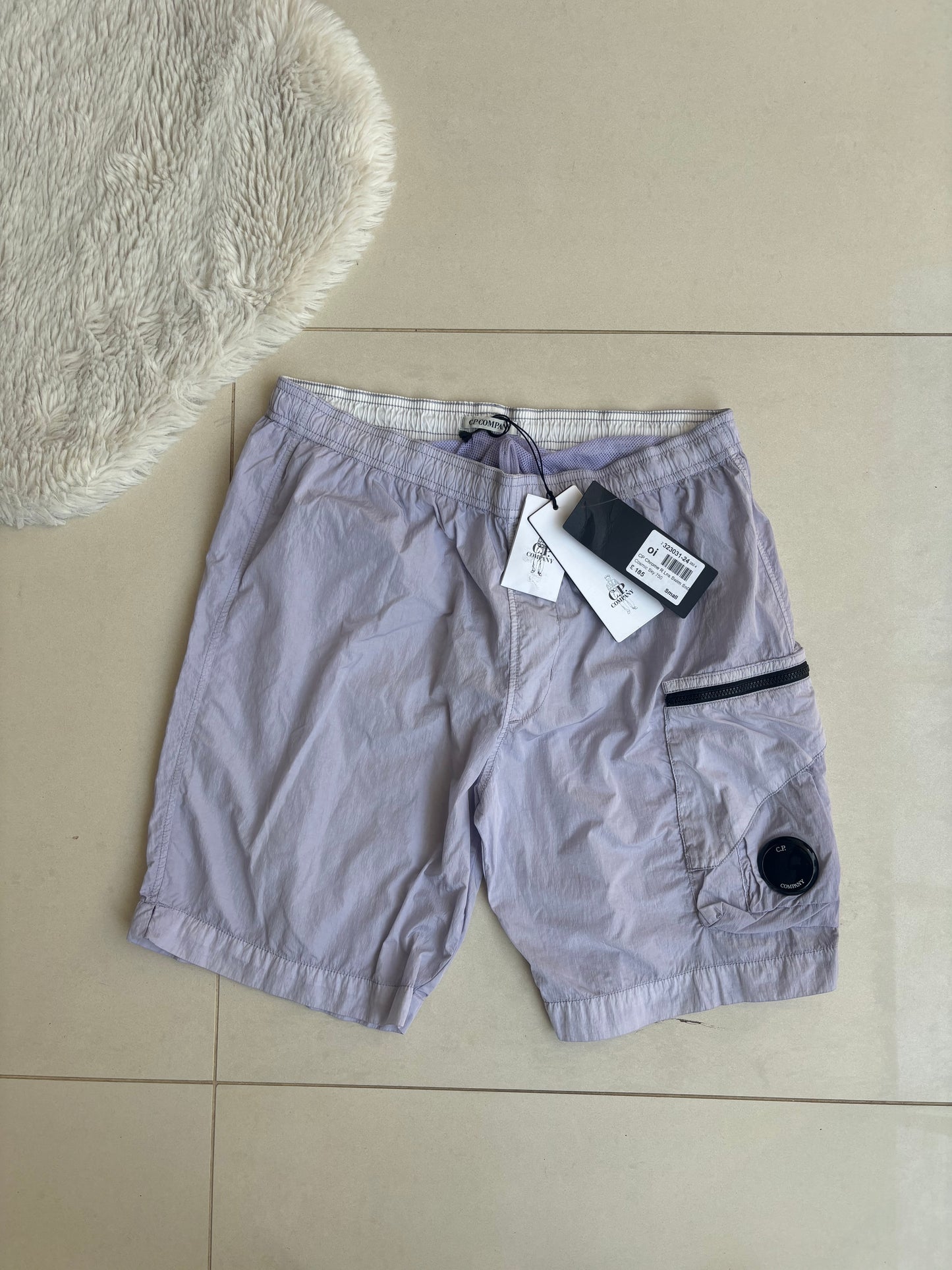 C.P Company Lens Swim Shorts Lavender Violet 46