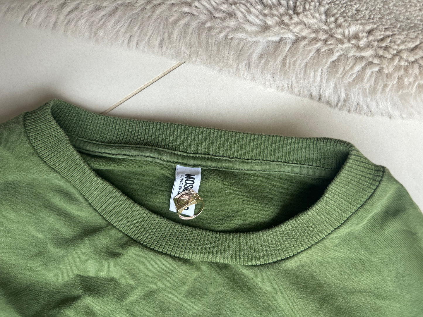 Moschino Tape Tracksuit Khaki Green S