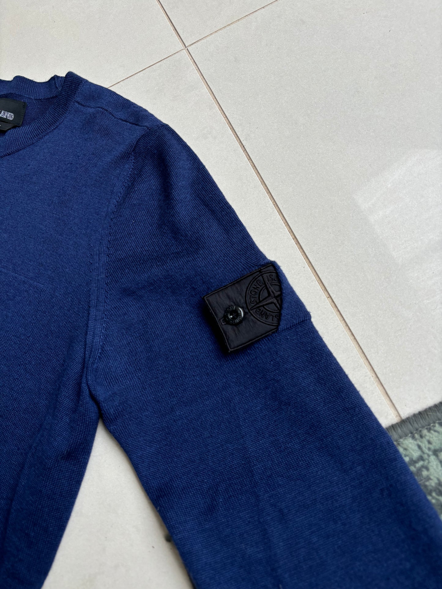 Stone Island Shadow Project Navy Pocket Knit sweatshirt Navy M