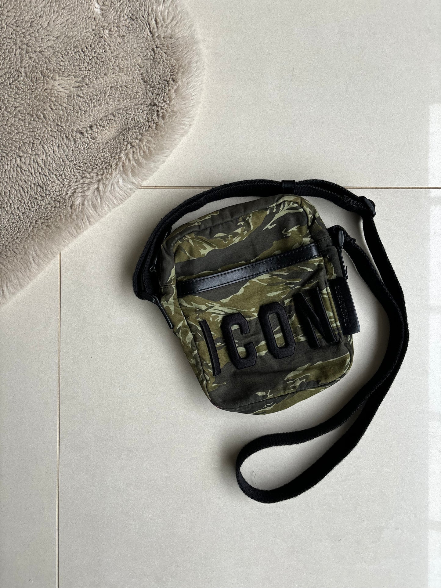 Dsquared2 Icon Camo Side Bag/Man Bag