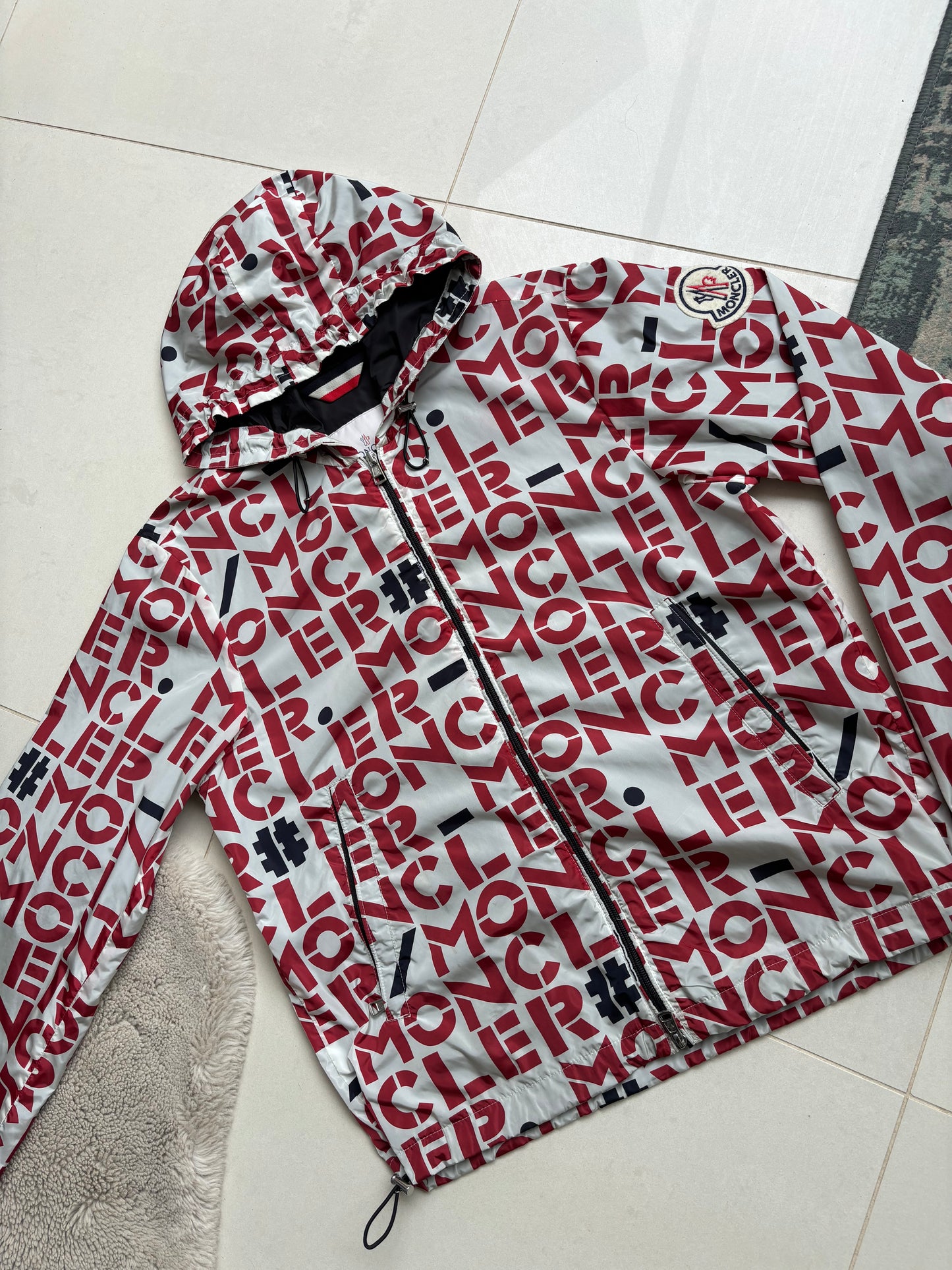 Moncler All Over Print Windbreaker M