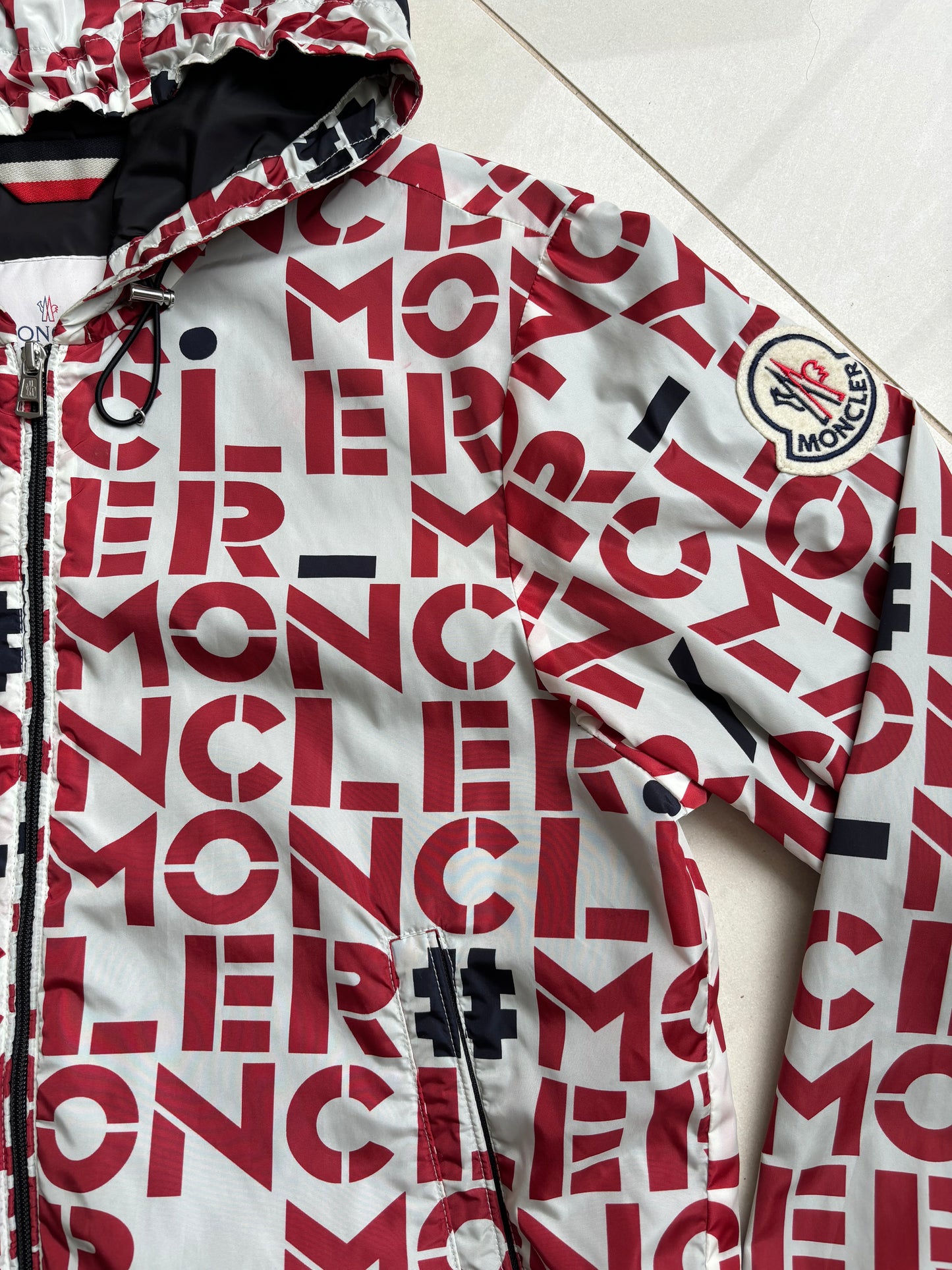 Moncler All Over Print Windbreaker M