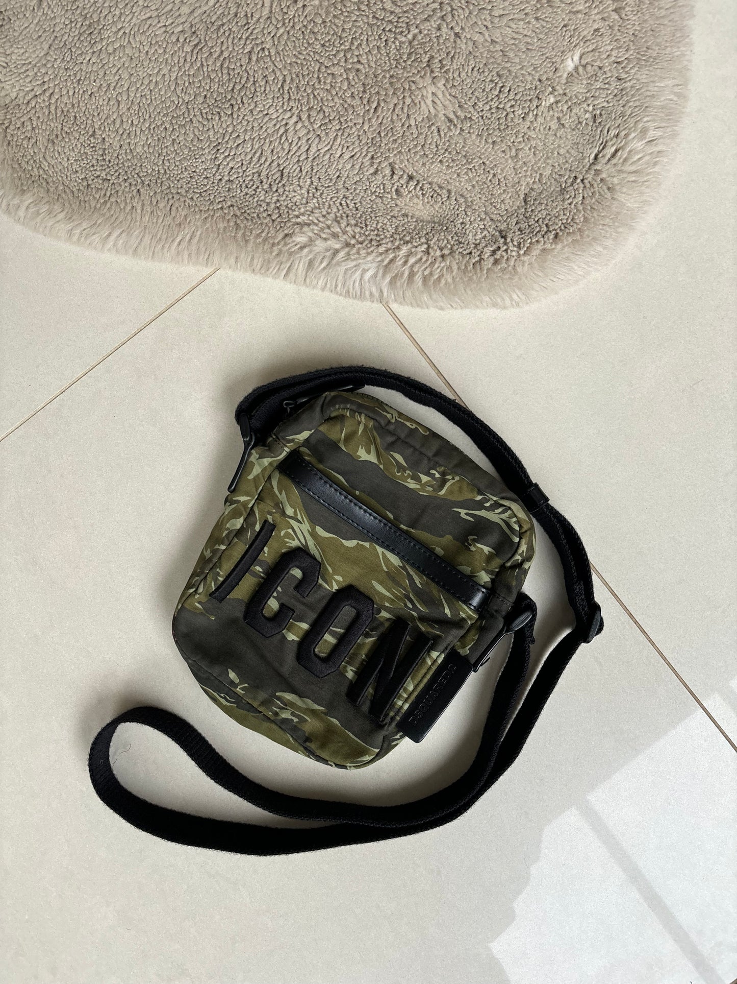 Dsquared2 Icon Camo Side Bag/Man Bag