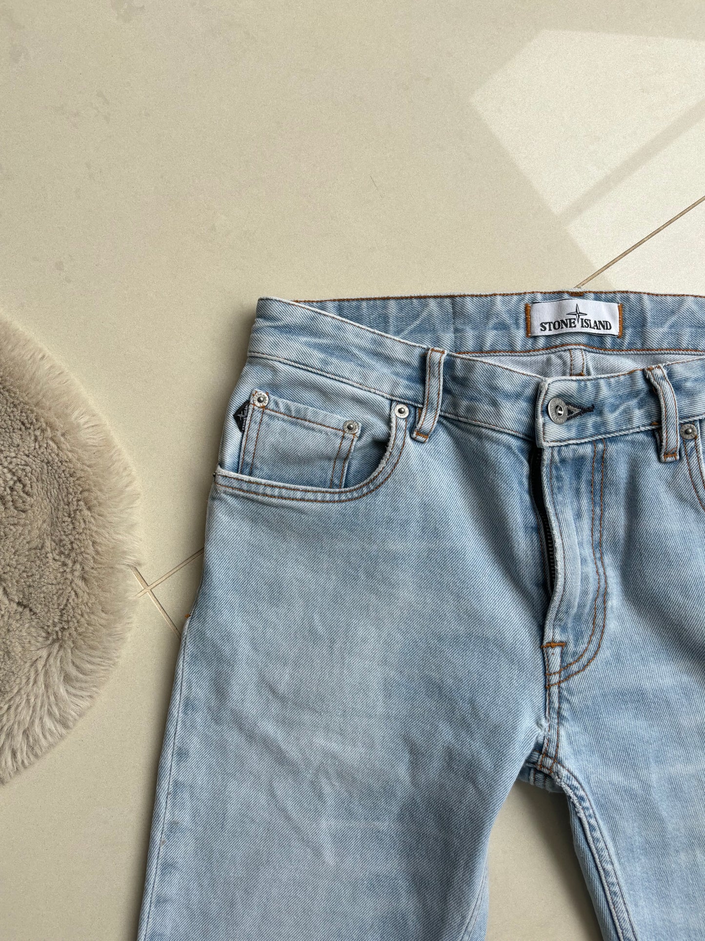 Stone Island Slim Bleach Blue Jeans 28/32