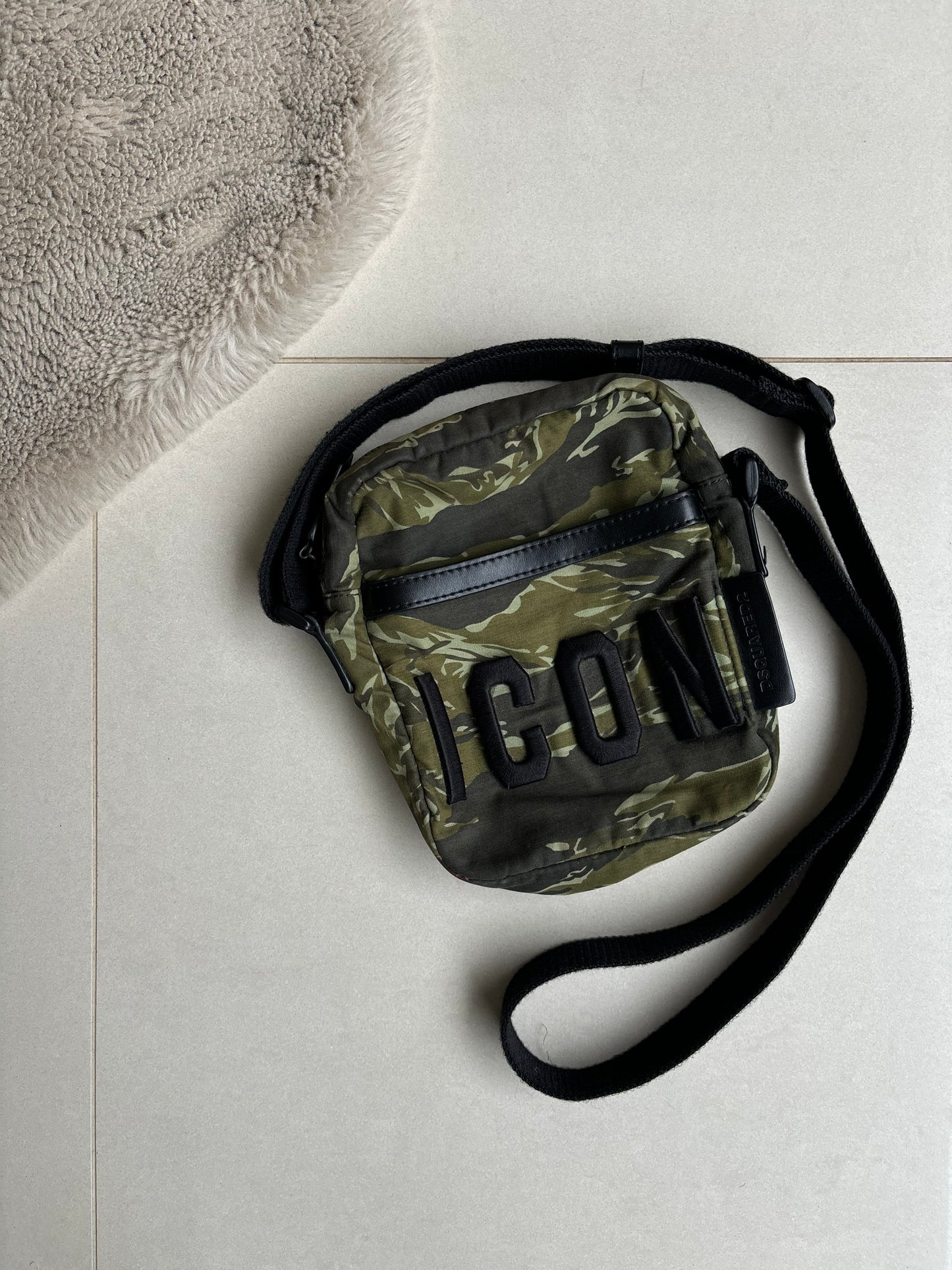 Dsquared2 Icon Camo Side Bag/Man Bag