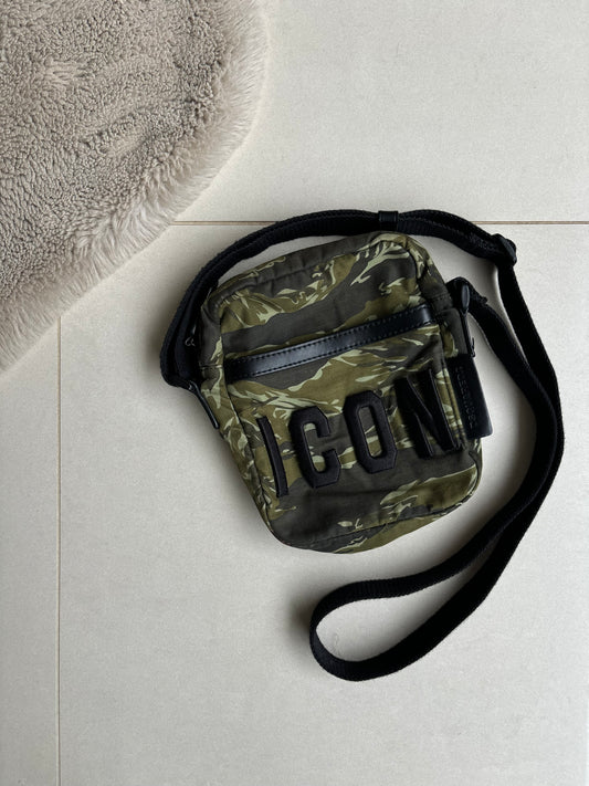 Dsquared2 Icon Camo Side Bag/Man Bag