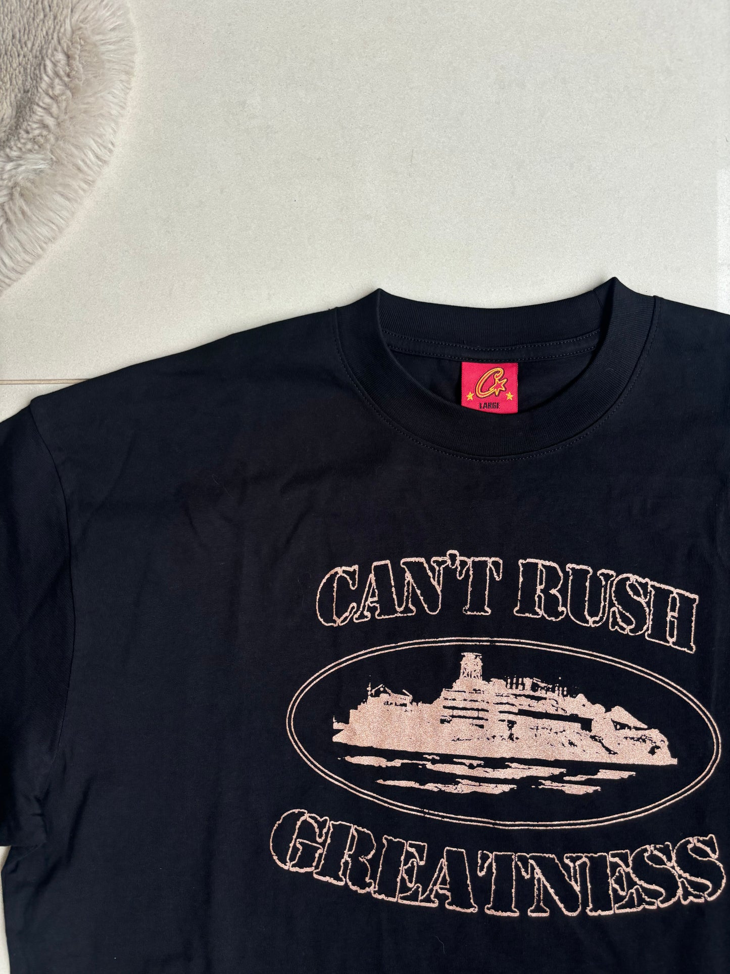 Corteiz x Central Cee CRG T Shirt Black L