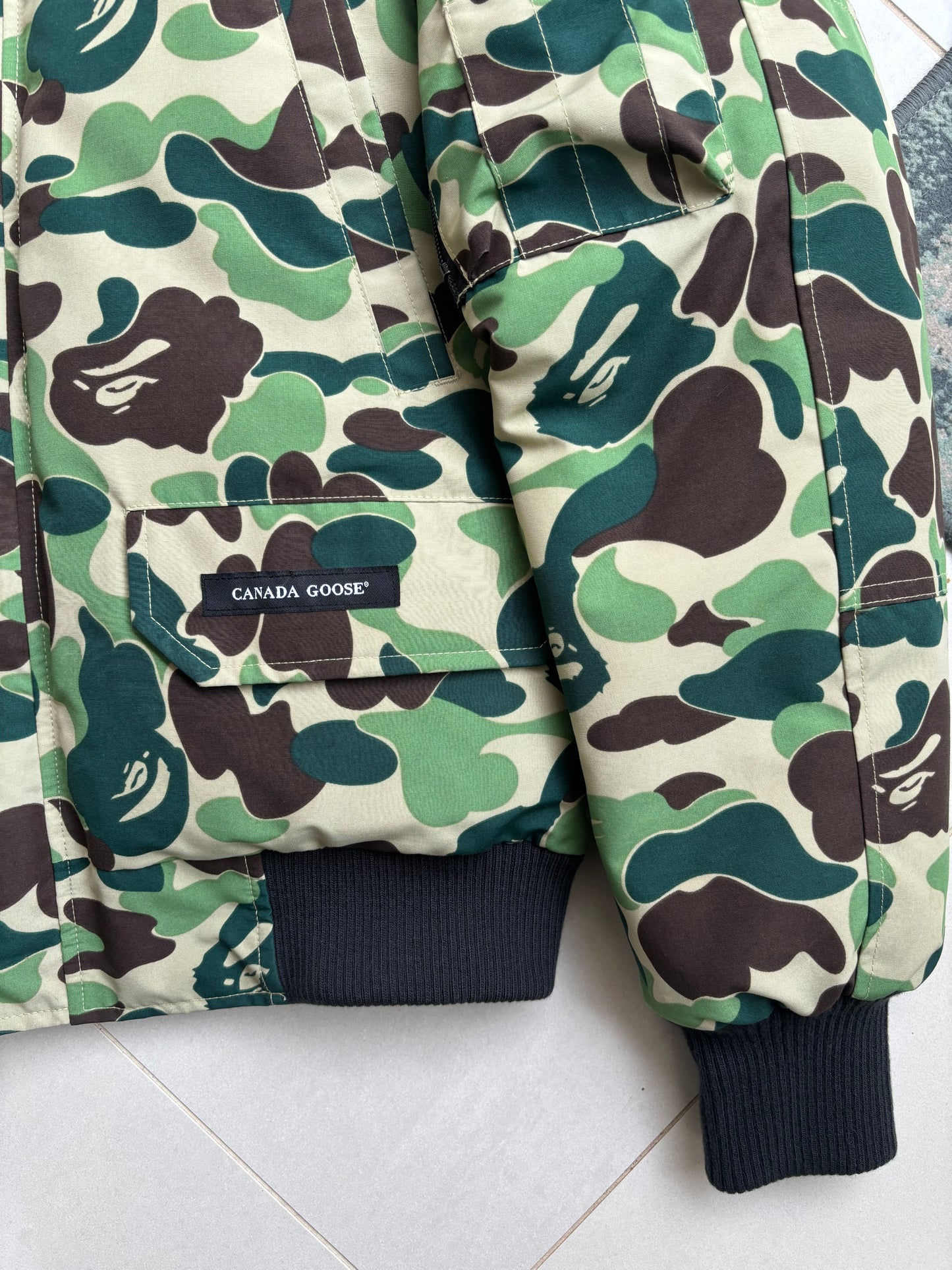 Canada Goose x Concepts X Bape 2022 Camo Chilliwack Bomber Jacket S