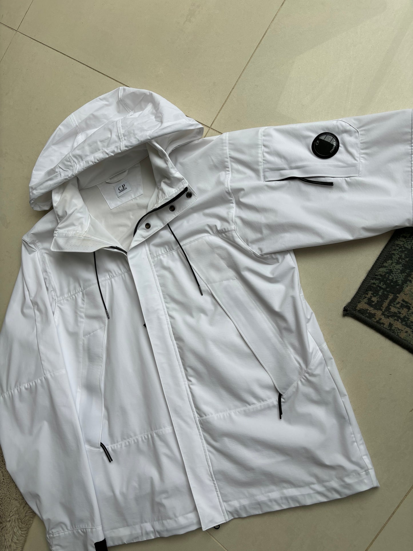 C.P Company ProTek Windbreaker Track Jacket White 48