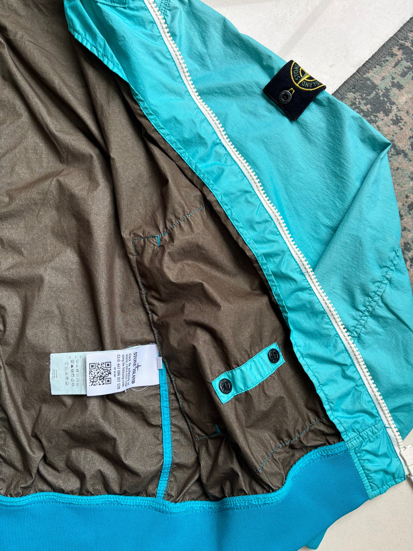 Stone Island Membrana 3L TC Jacket Turquoise M