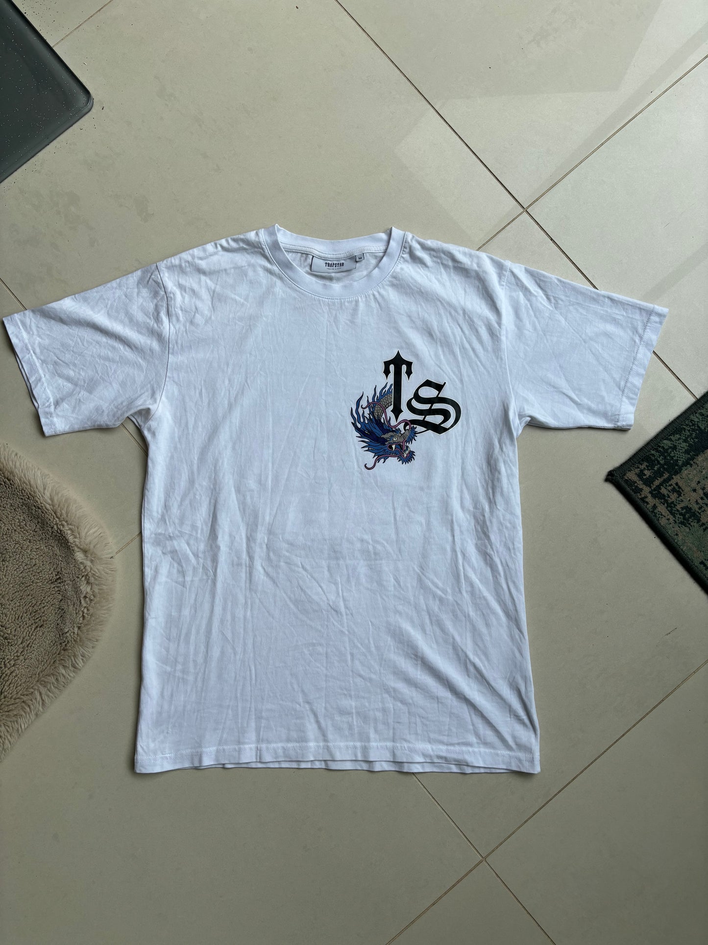 Trapstar Ancient Dragon T shirt White M