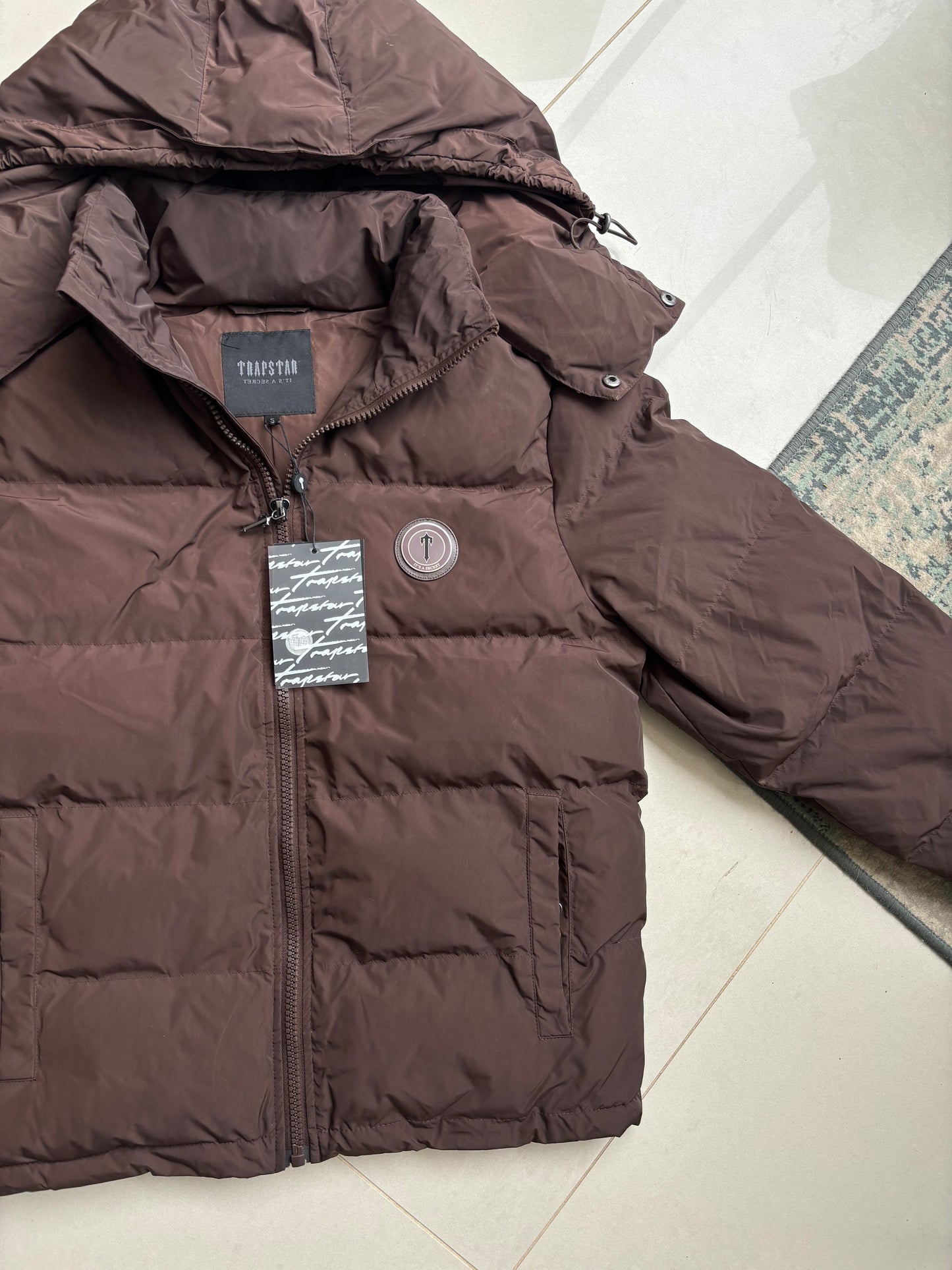 Trapstar Irongate Puffer Jacket Brown M