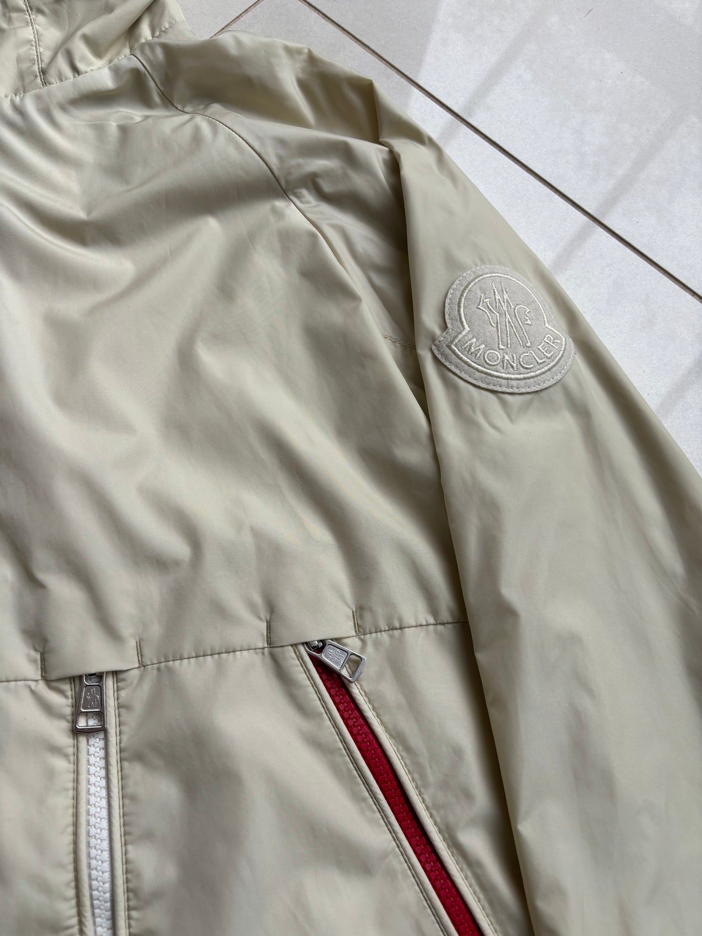 Moncler Genius Windbreaker Cream Red 1