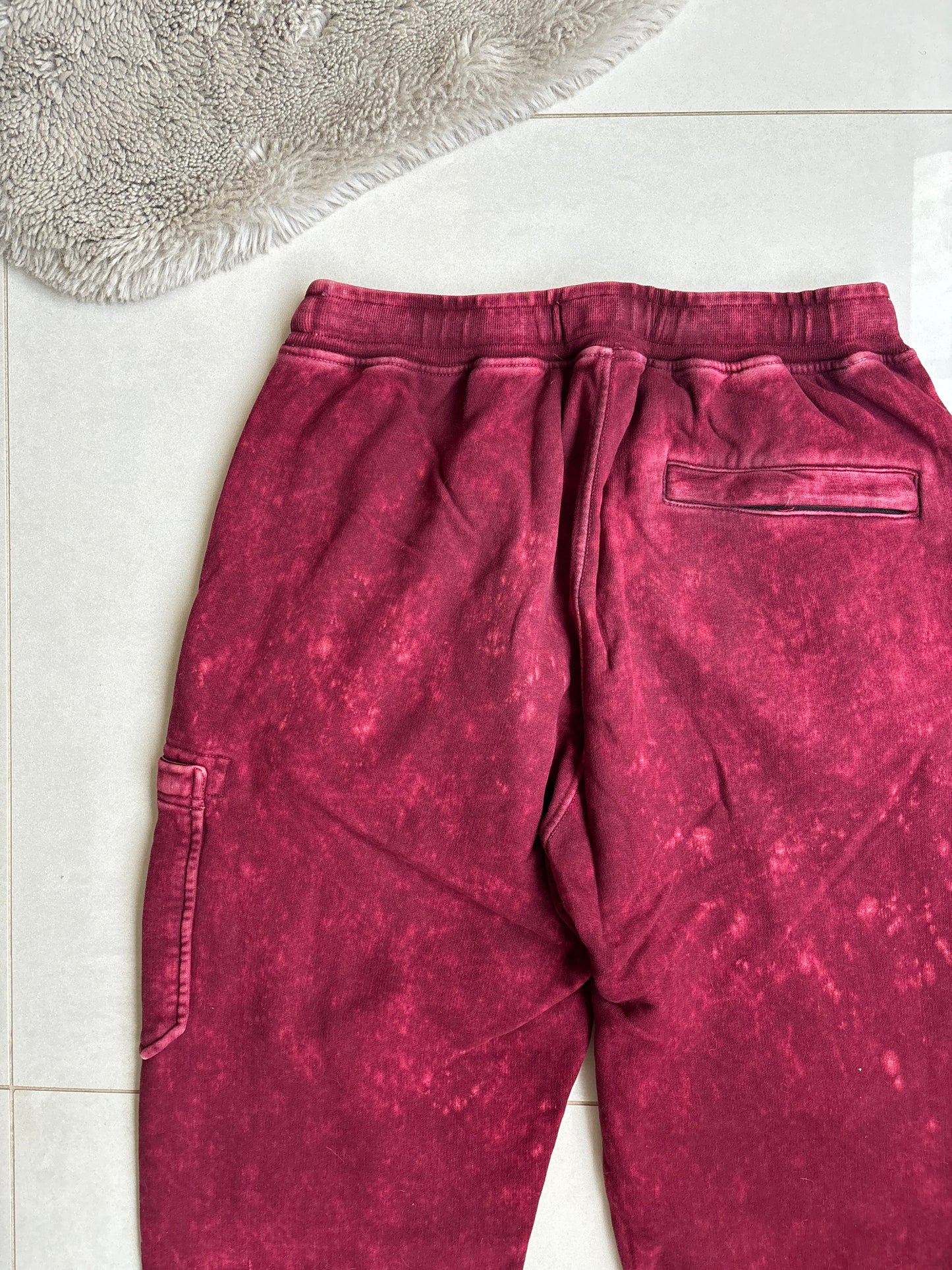 Stone Island OVD-Dye SS2021 Crimson Red Joggers S