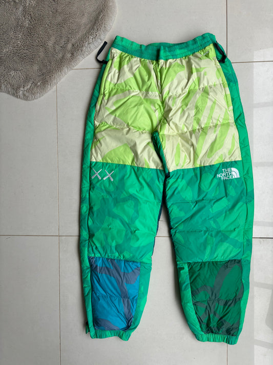 Kaws x The North Face 700 Nupste Pants Green/Blue M