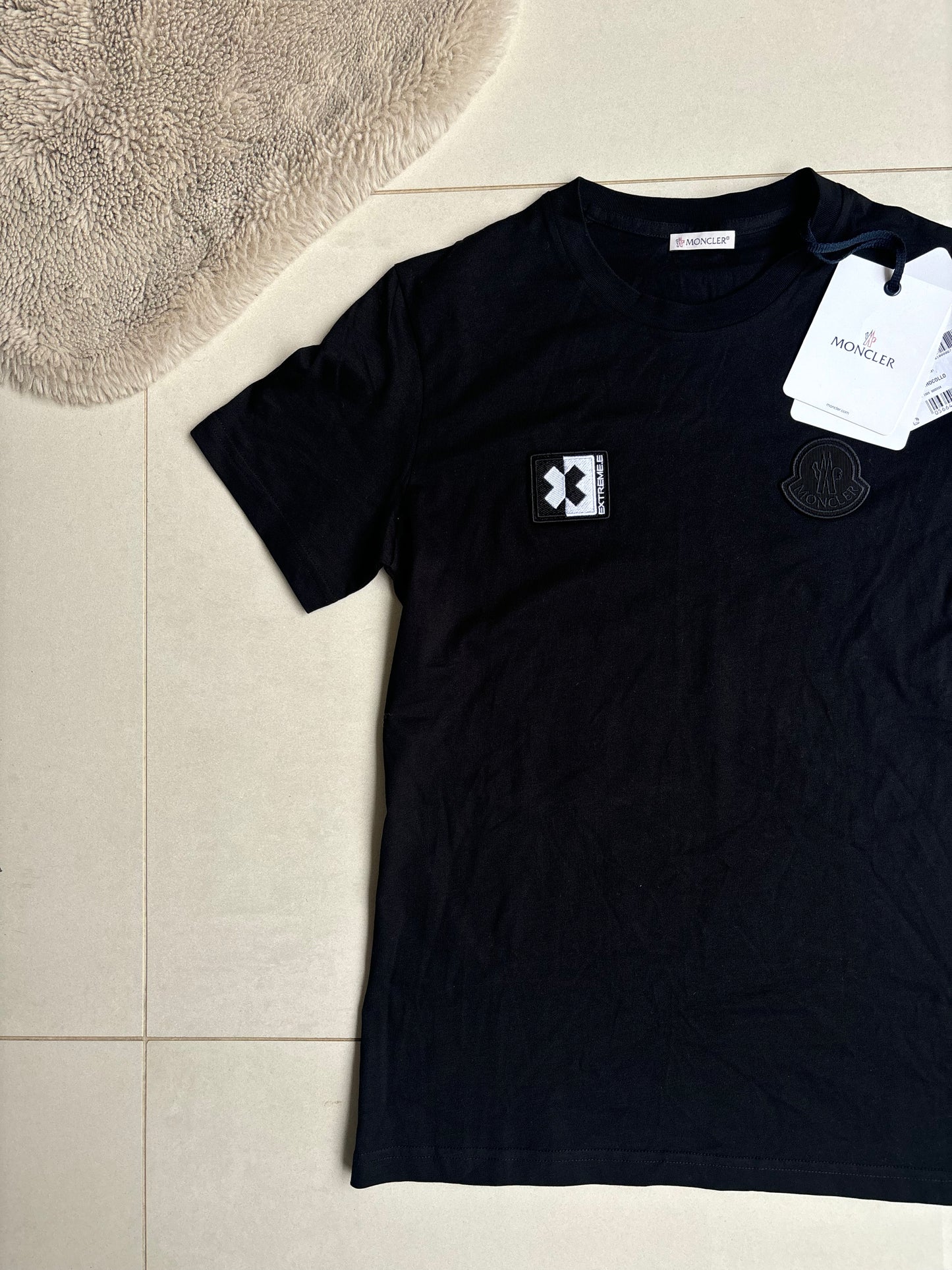 Moncler Extreme & Cord Logo T shirt Black S