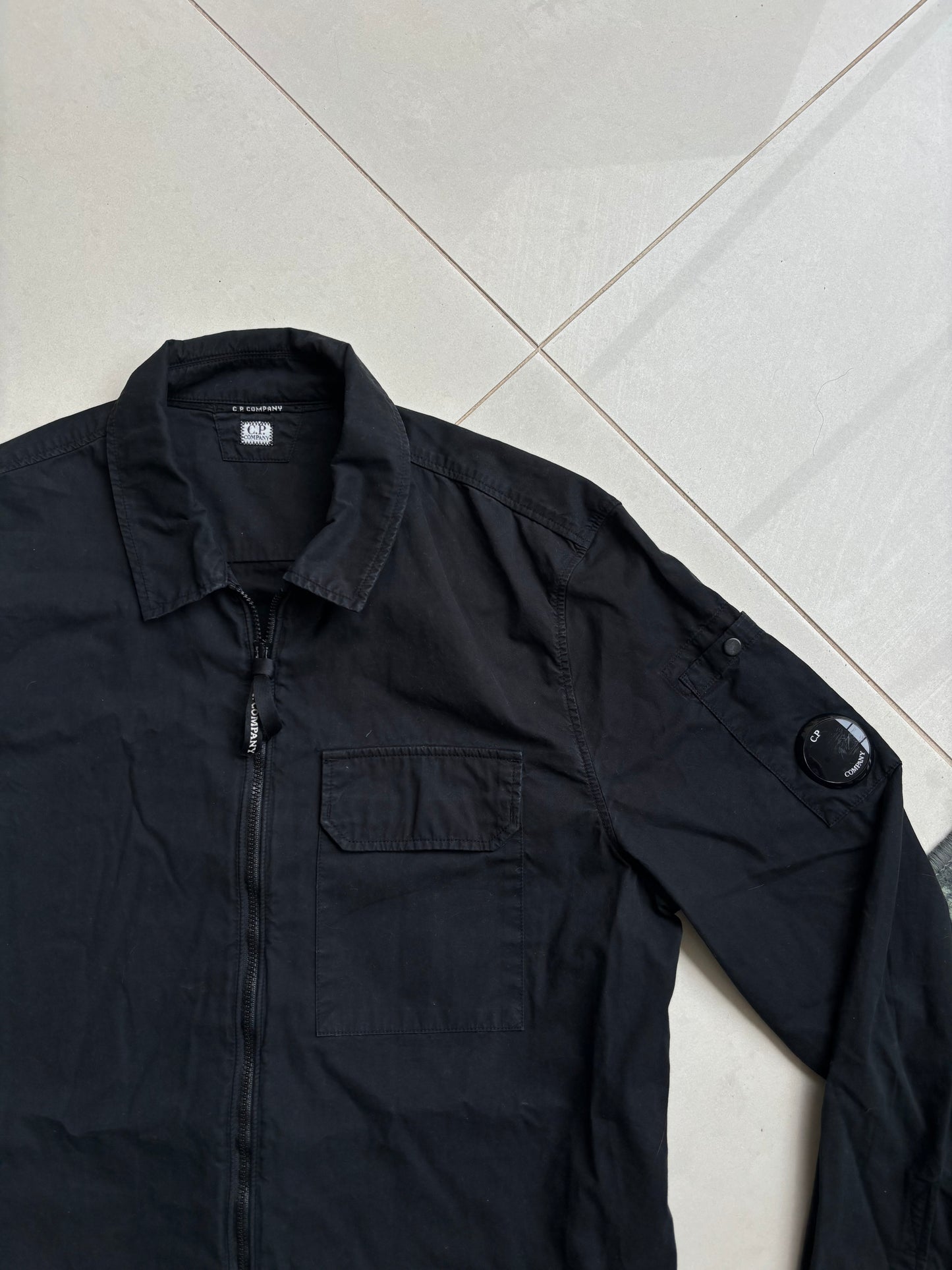 C.P Company Black Overshirt SS23 M