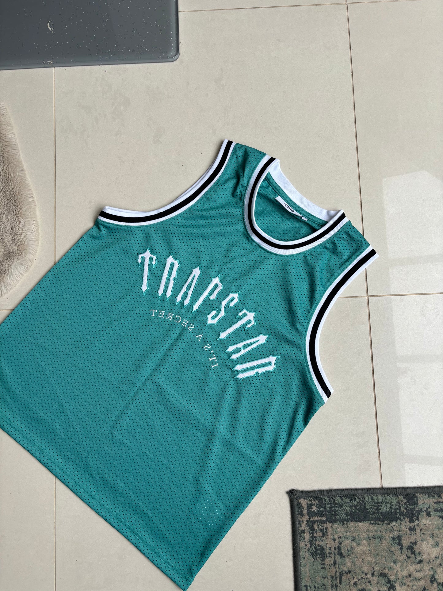 Trapstar Irongate Basketball Vest Teal S