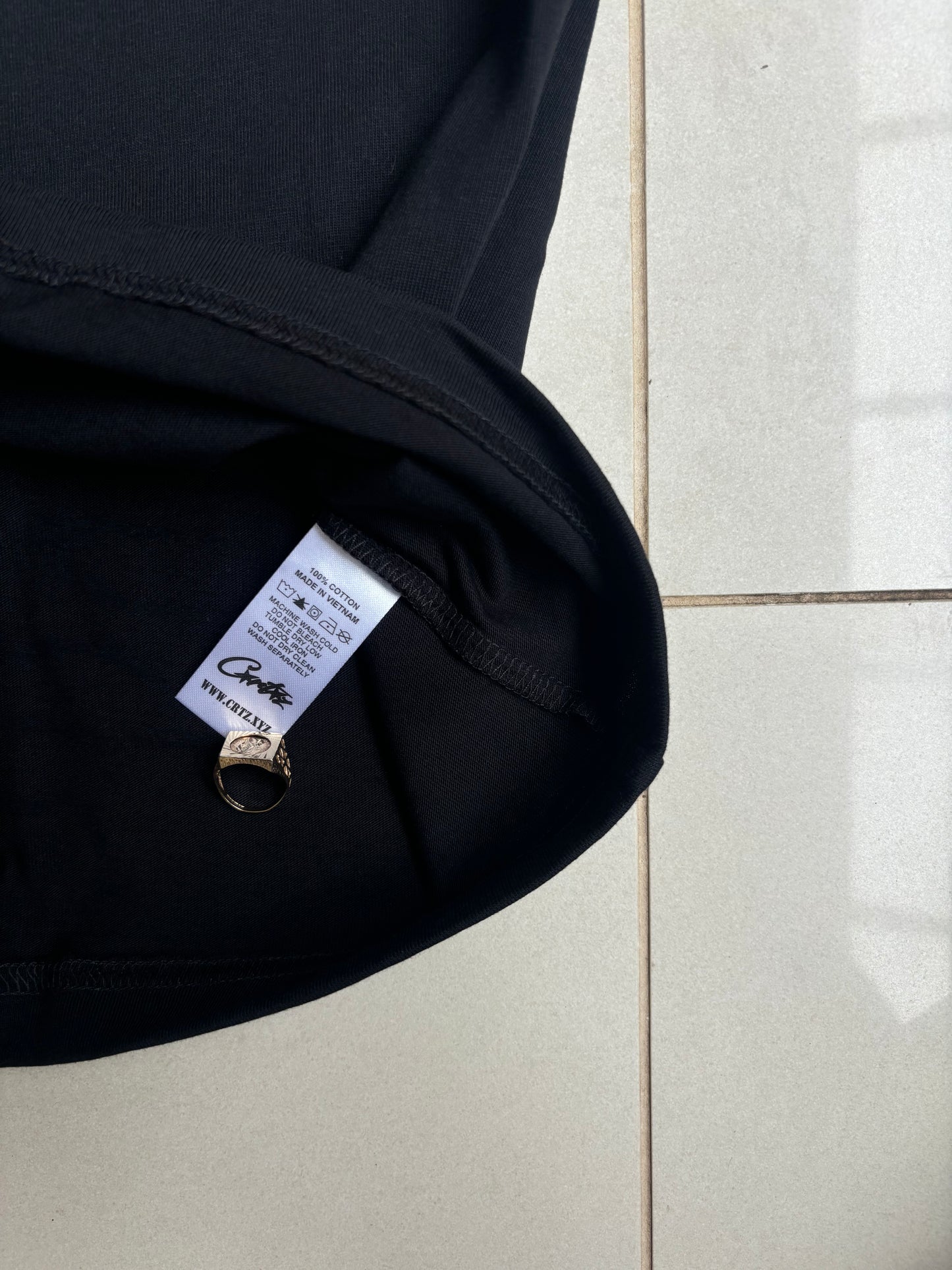 Corteiz x Central Cee CRG T Shirt Black L