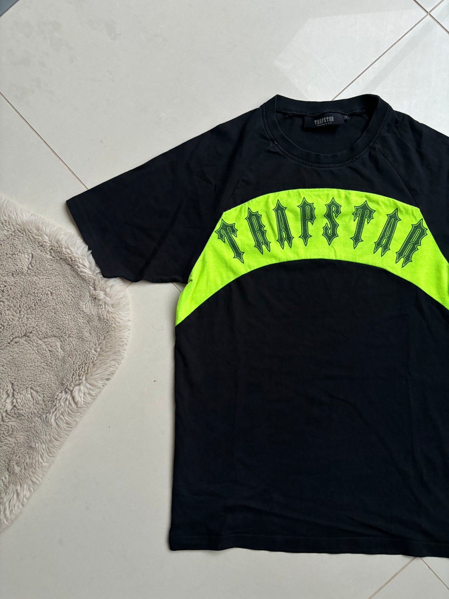 Trapstar Irongate OG Black Neon T Shirt S