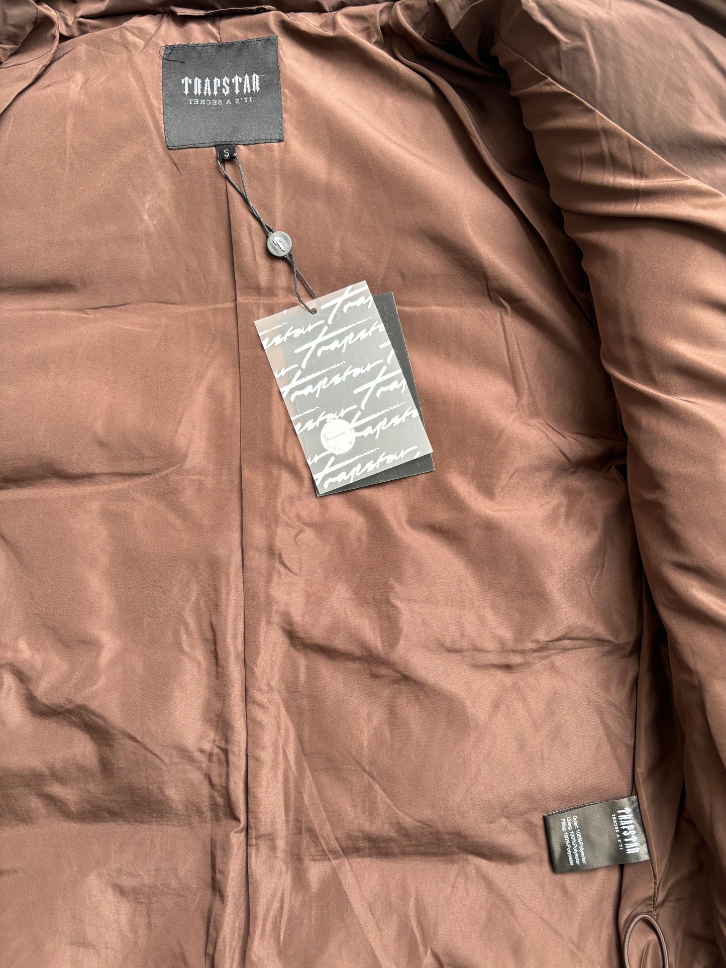 Trapstar Irongate Puffer Jacket Brown M