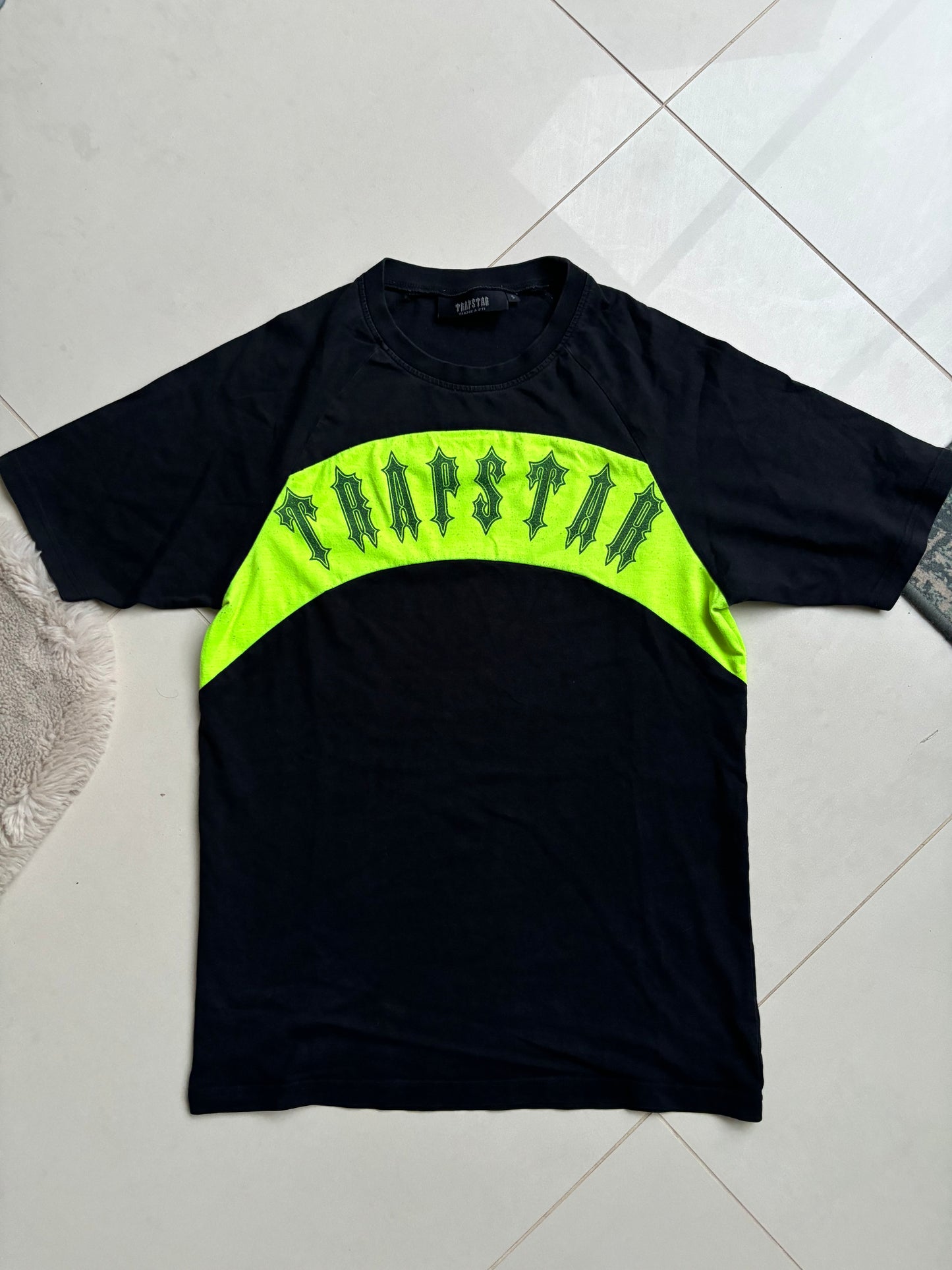 Trapstar Irongate OG Black Neon T Shirt S