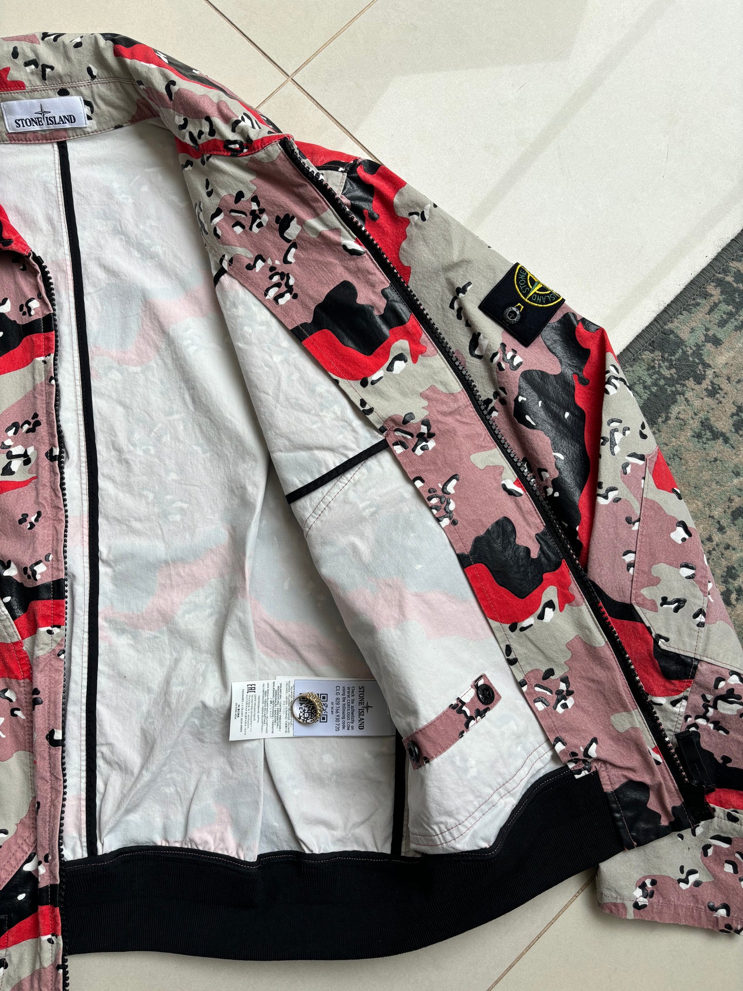 Stone Island 3C+PU Desert Camo jacket M