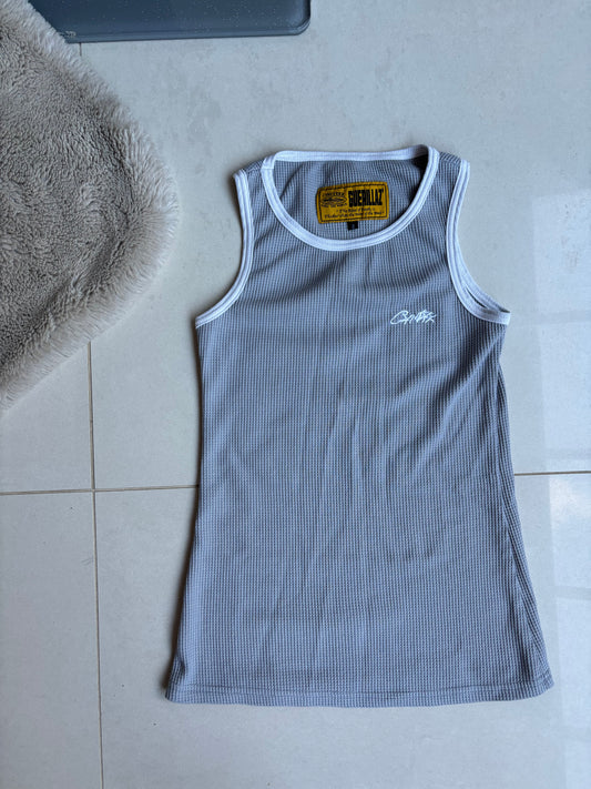 Corteiz Allstarz tank top vest grey S