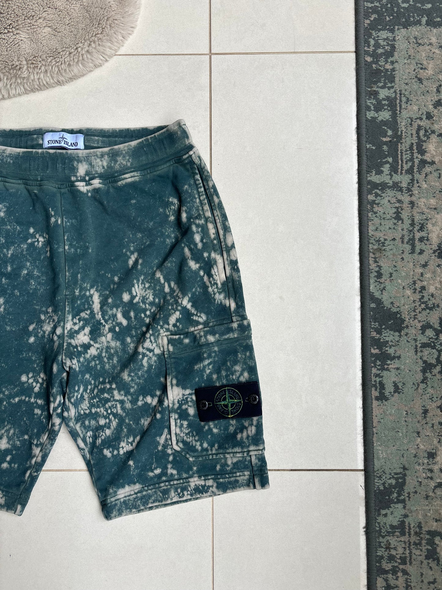 Stone Island OVD-Dye Shorts SS2021 petrol blue S