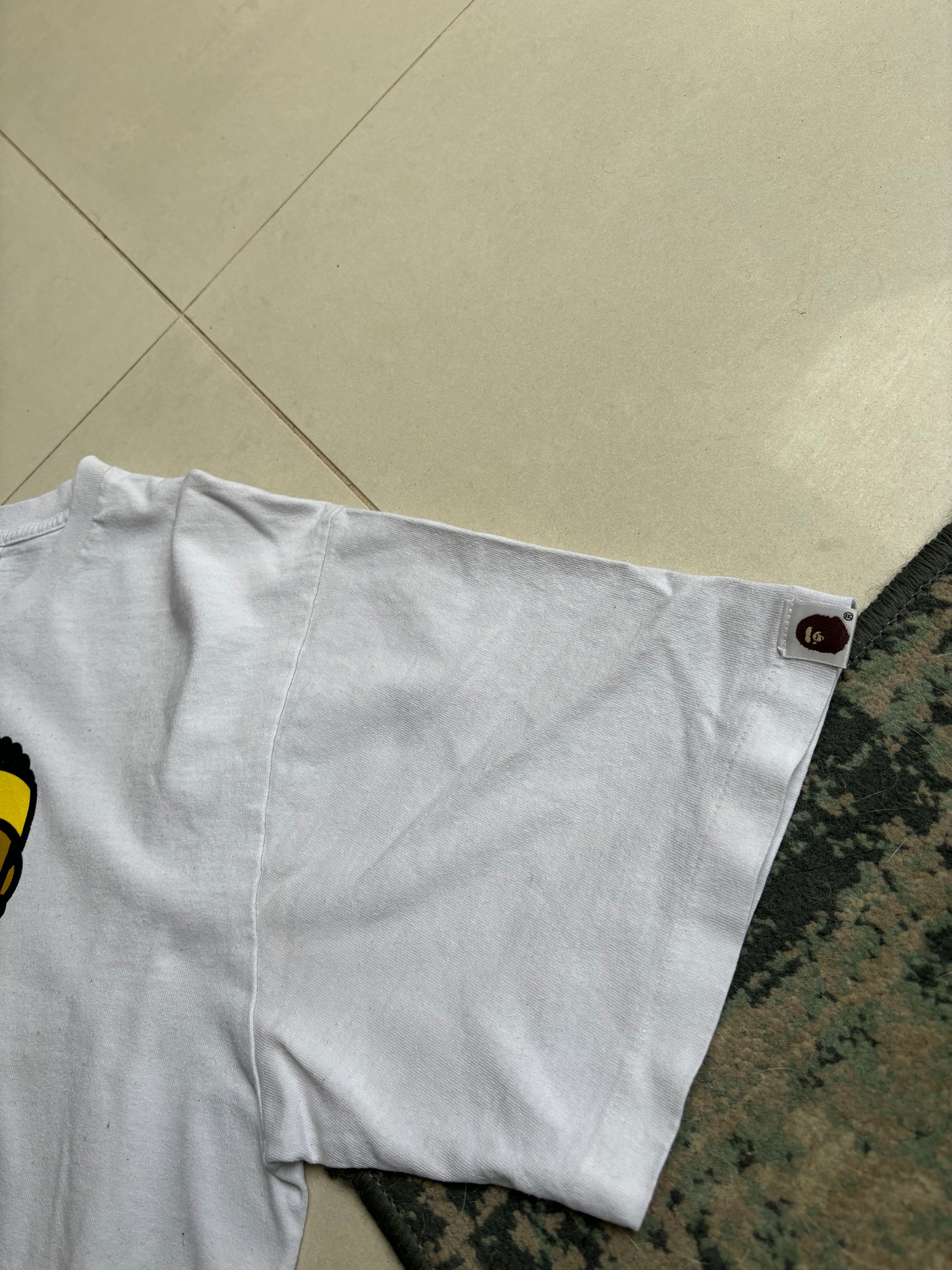 Pusha T x Baby Milo Bape White T-shirt XL