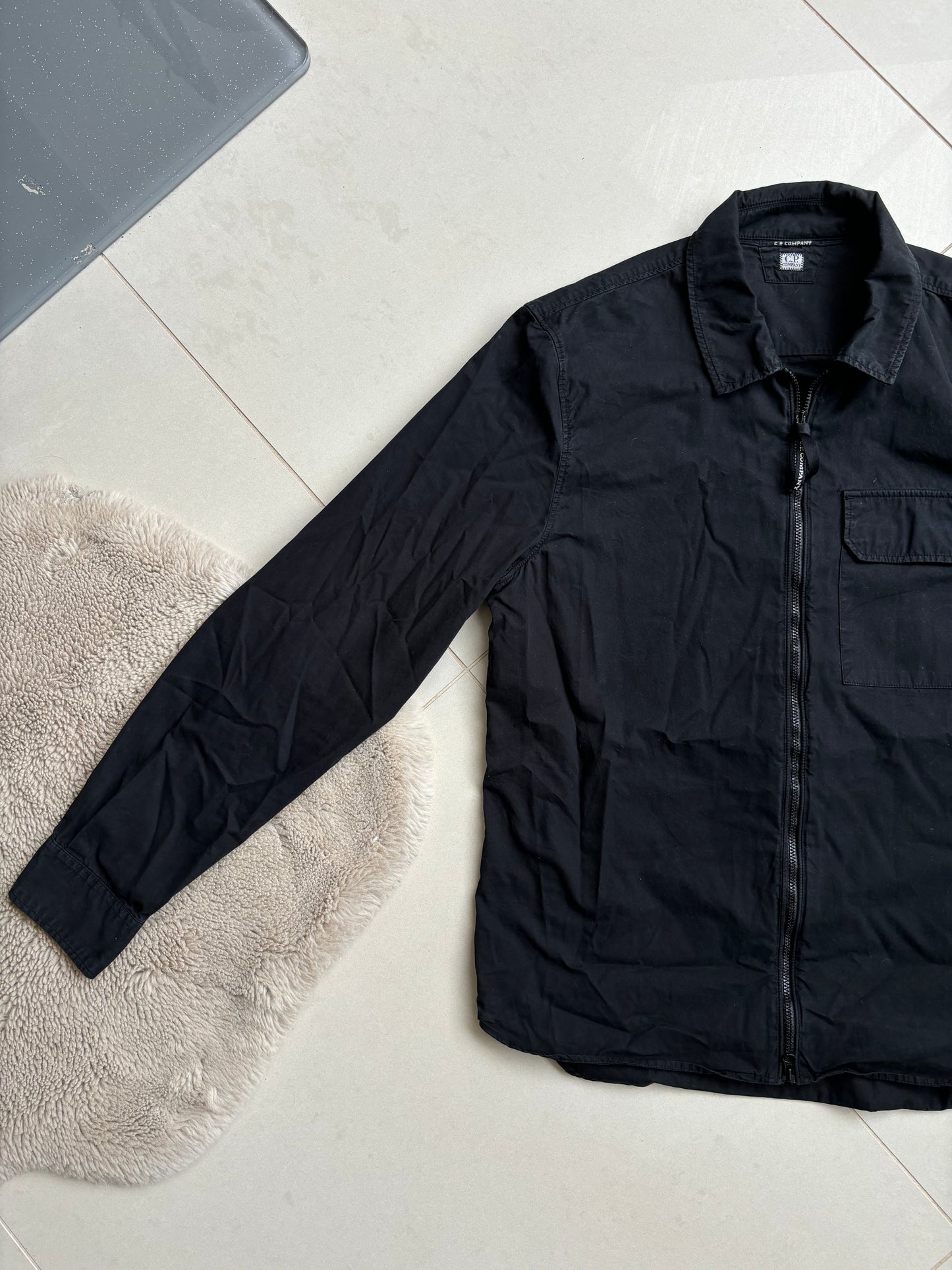 C.P Company Black Overshirt SS23 M