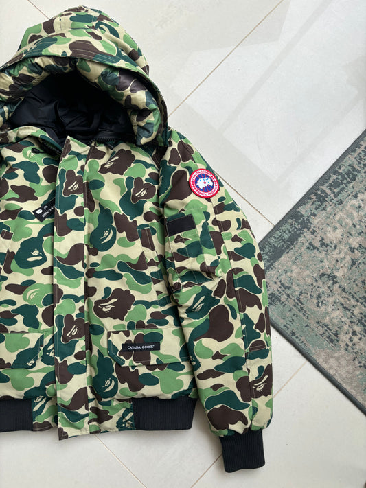 Canada Goose x Concepts X Bape 2022 Camo Chilliwack Bomber Jacket S