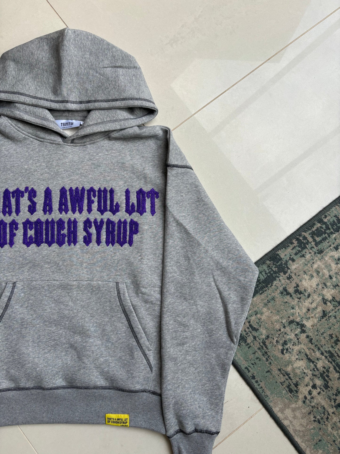 Trapstar x Awful Lot Of Cough Syrup Grey Tracksuit Set M