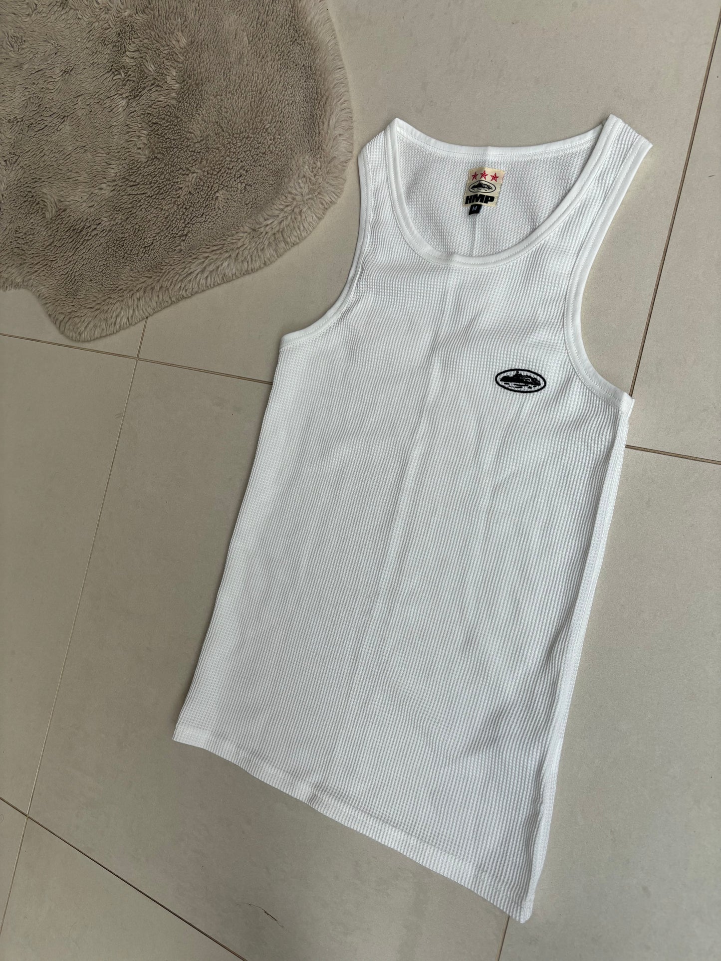 Corteiz HMP tank top vest white M