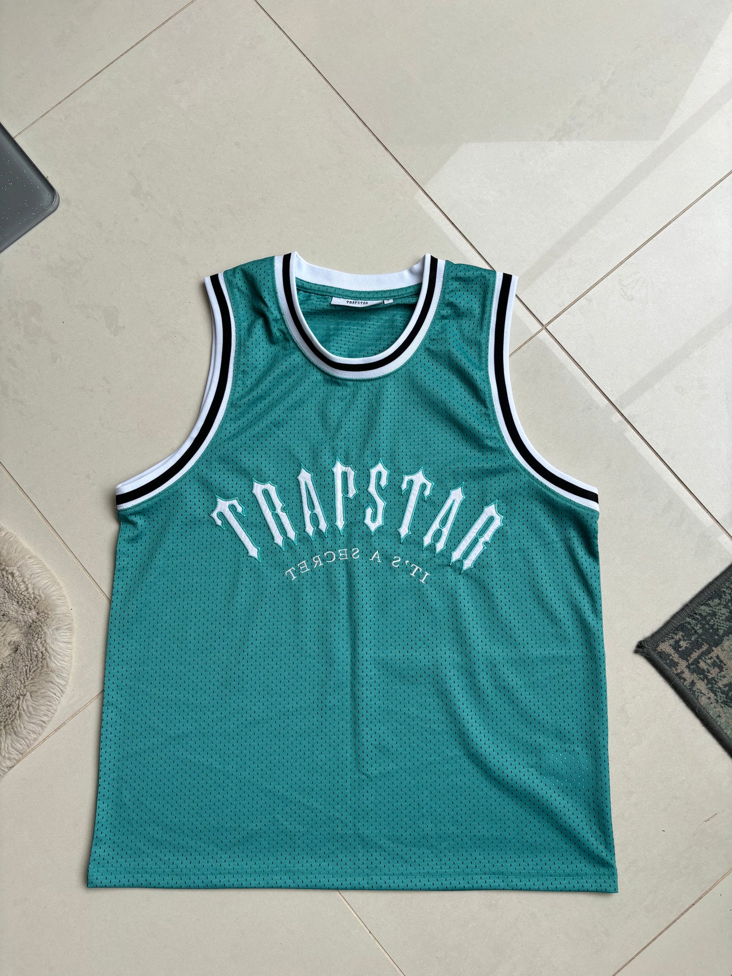 Trapstar Irongate Basketball Vest Teal S