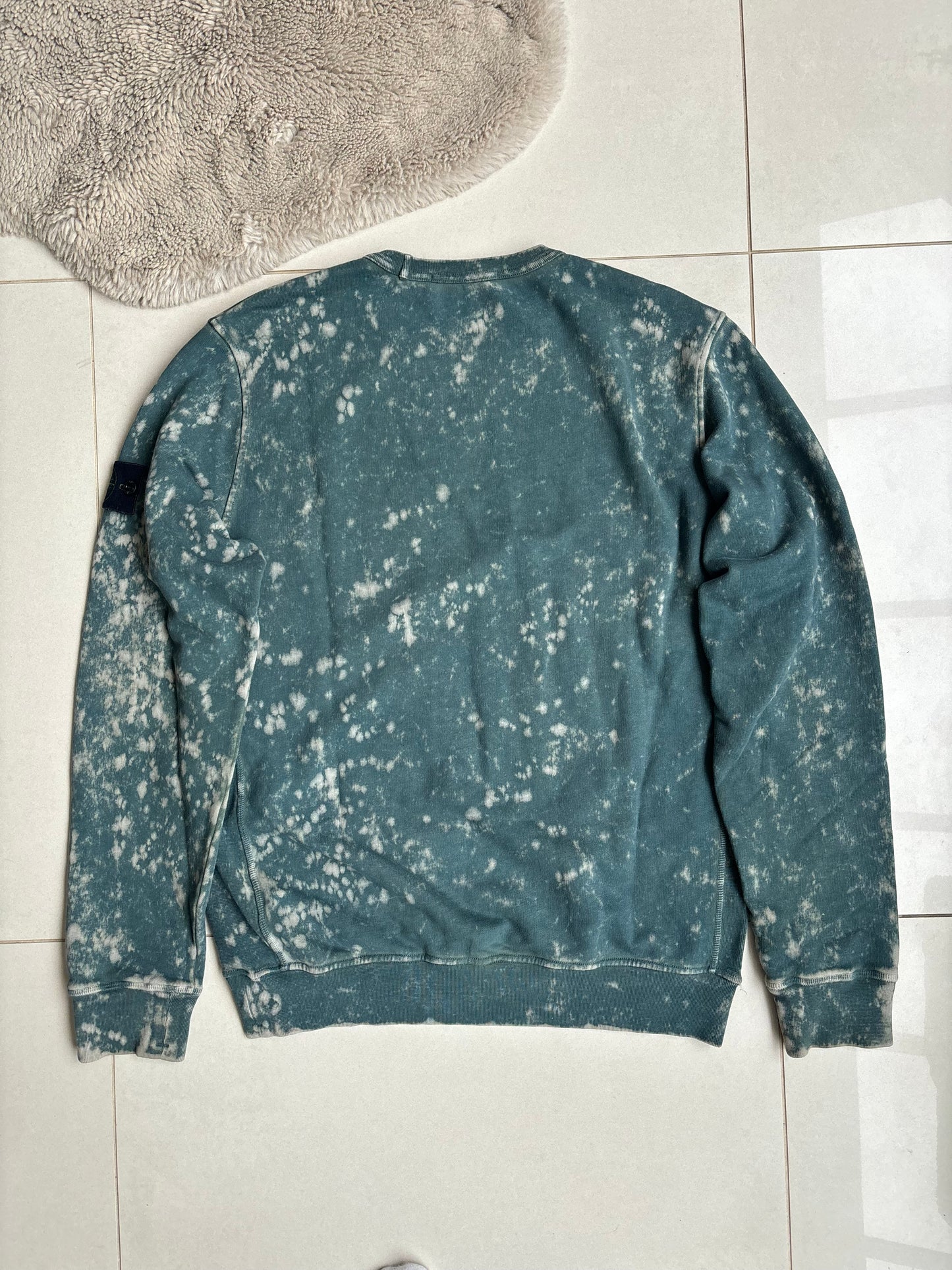 Stone Island OVD-Dye SS2021 Petrol Blue Sweatshirt M